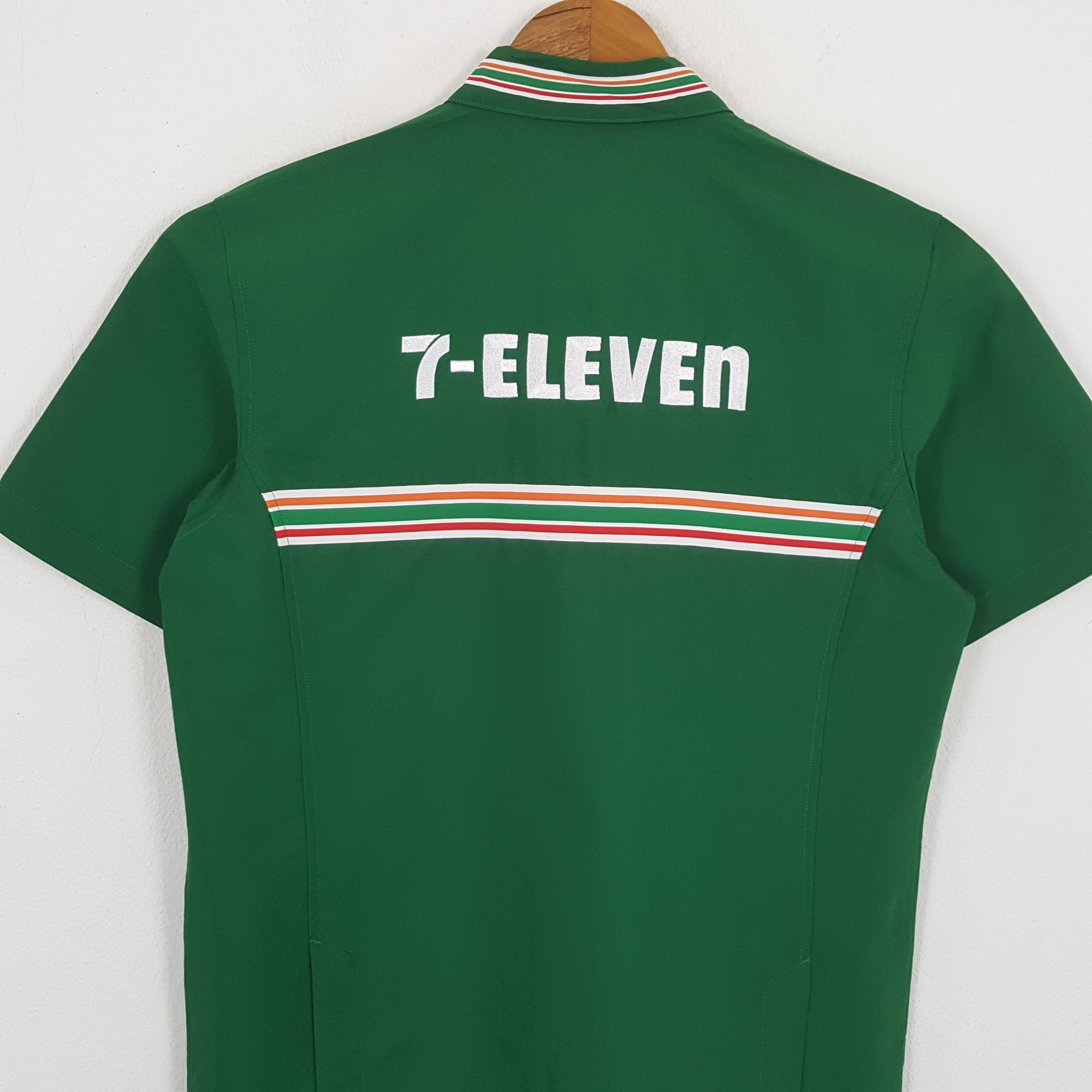 Japanese Brand × Vintage Vintage 7-ELEVEn Japanese Workers Uniform Shirt Jacket Size US M / EU 48-50 / 2 - 2 Thumbnail