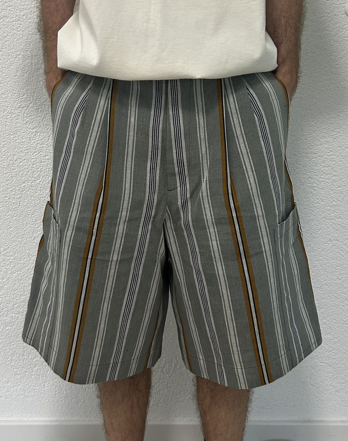 Jil Sander Jil Sander shorts striped with pockets Size US 30 / EU 46 - 6 Thumbnail