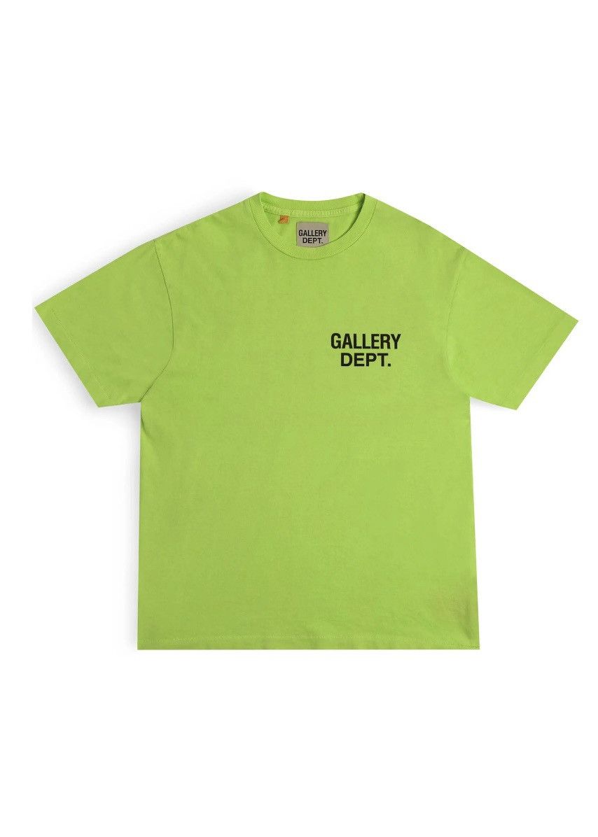 Gallery Dept. Gallery Dept. Souvenir T-shirt Lime Green Size US L / EU 52-54 / 3 - 2 Thumbnail