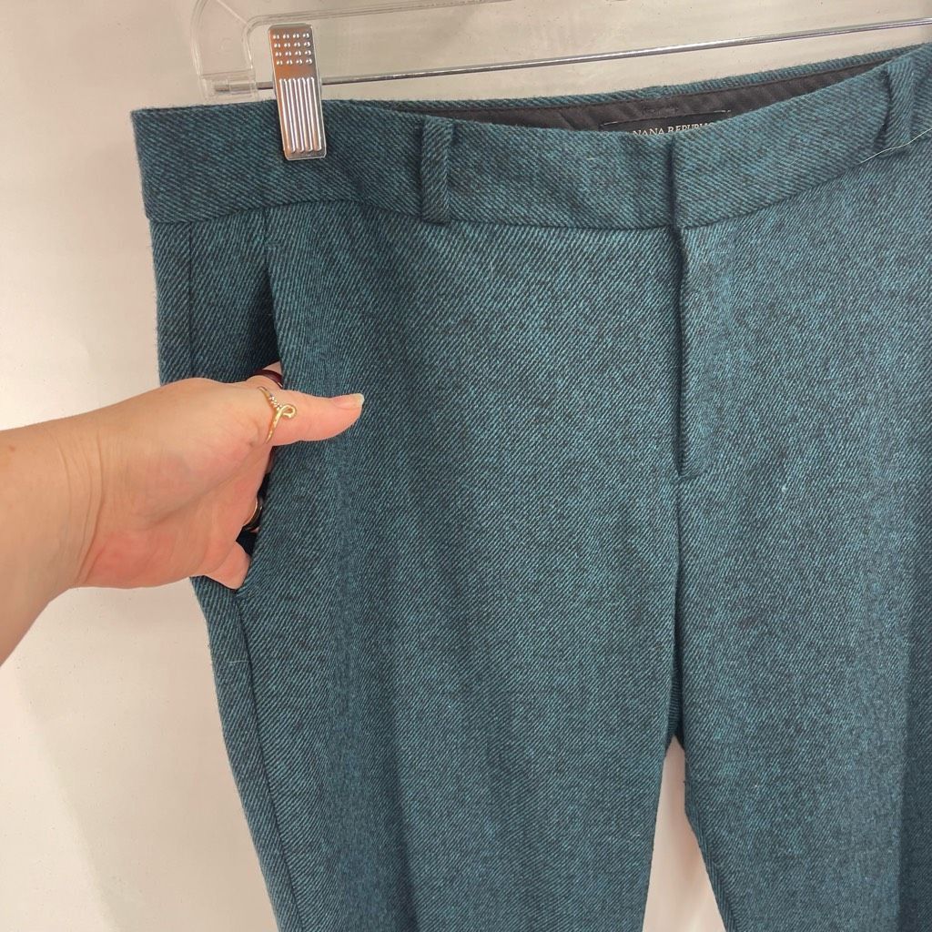 Banana Republic Banana Republic Womens Ryan Dress Pants Flat Front Slacks Te Size 32" / US 10 / IT 46 - 6 Thumbnail