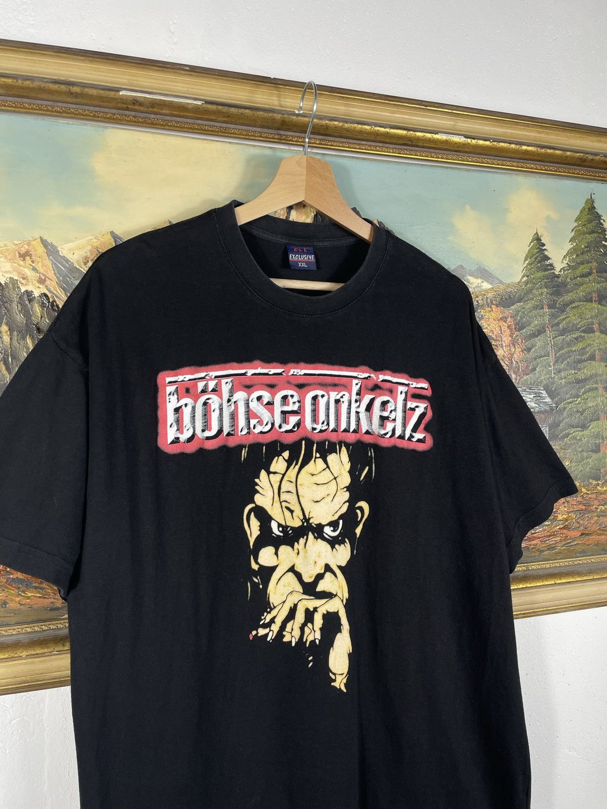 Band Tees × Vintage Vintage Retro Y2k 00s Bohse Onkelz T-shirt Tee Rock Metal Size US XXL / EU 58 / 5 - 5 Thumbnail