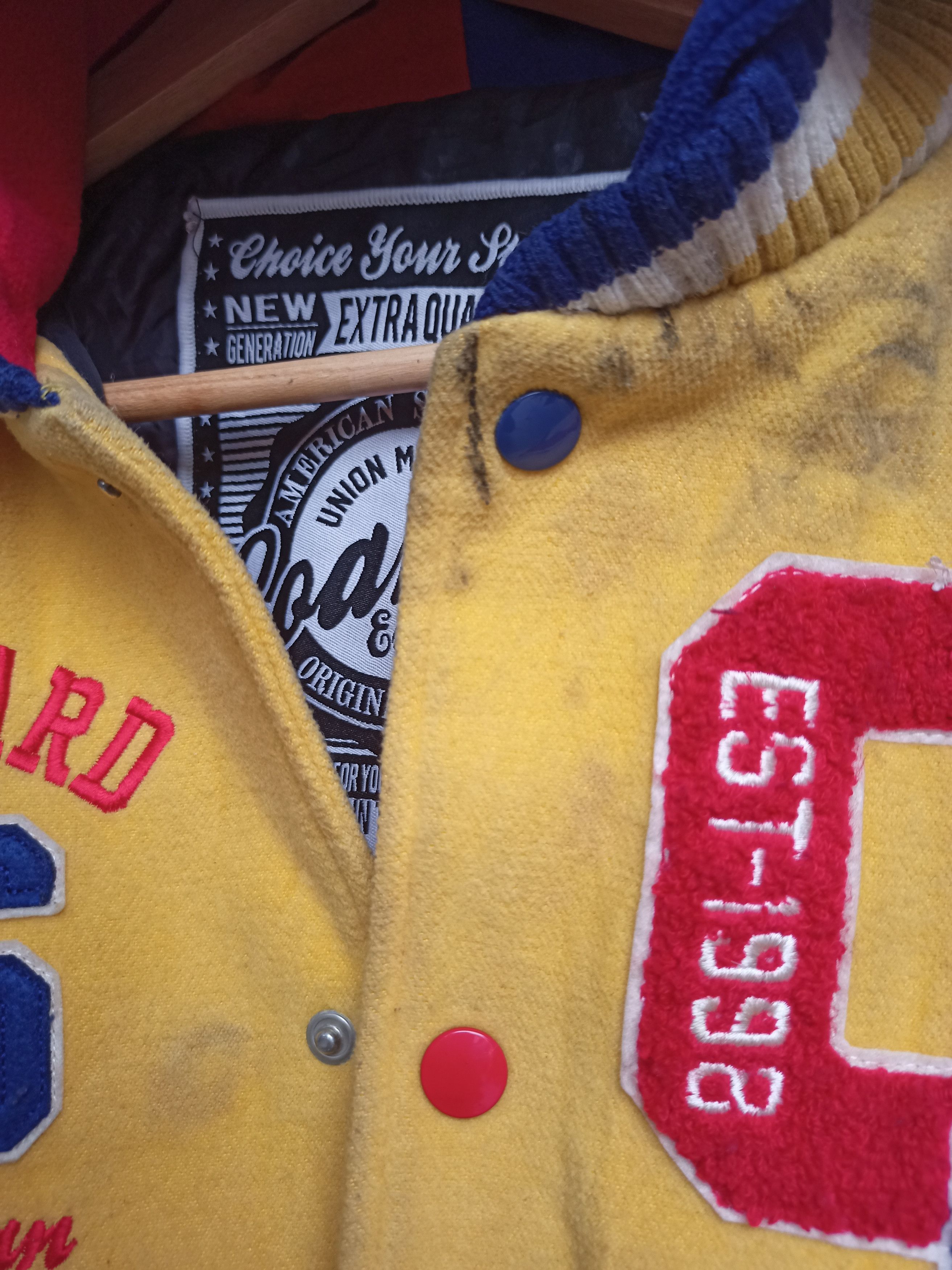Vintage 🔥 Union Made CO And LU Small Varsity Jacket Size US S / EU 44-46 / 1 - 21 Thumbnail