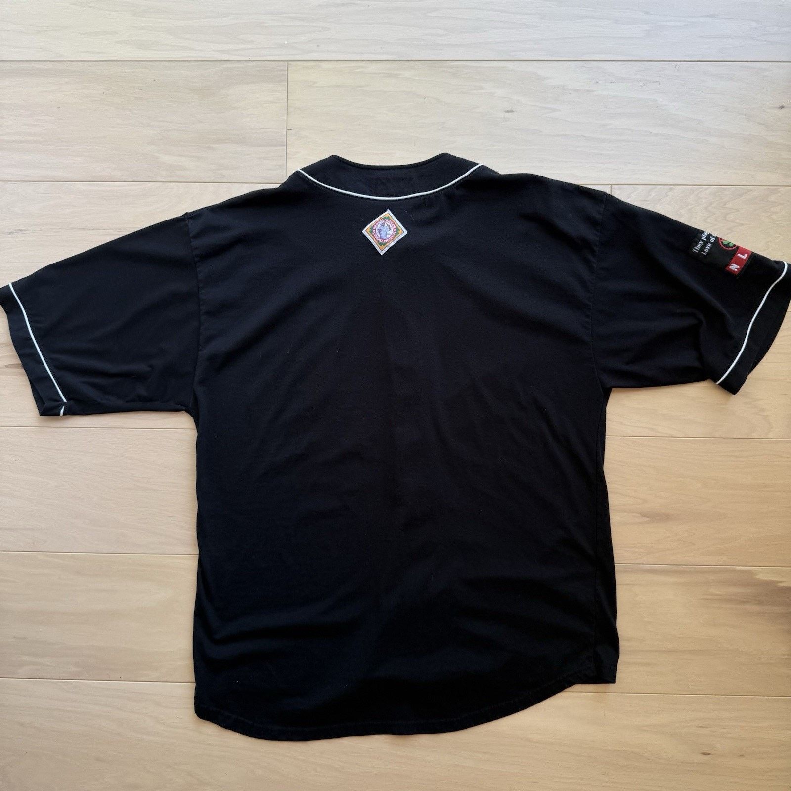 Vintage Birmingham Black Barons Jersey 2XL Black NLBM Baseball Size US XXL / EU 58 / 5 - 7 Thumbnail
