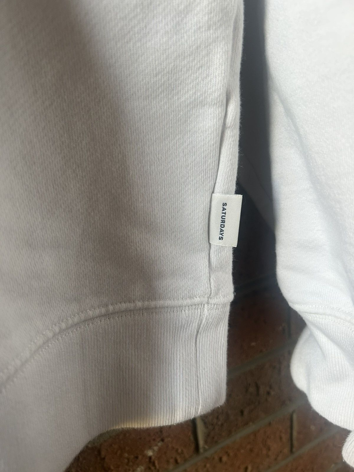 Saturdays NYC Saturdays NYC The Big Apple Logo White Sweatshirt Size US XL / EU 56 / 4 - 5 Thumbnail