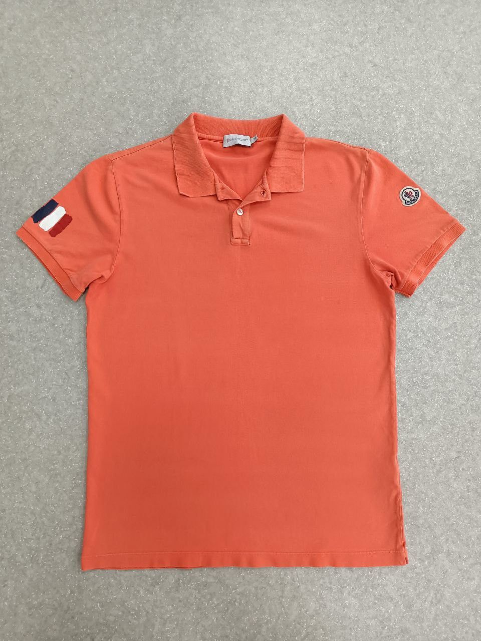 Moncler polo shirt orange Tops