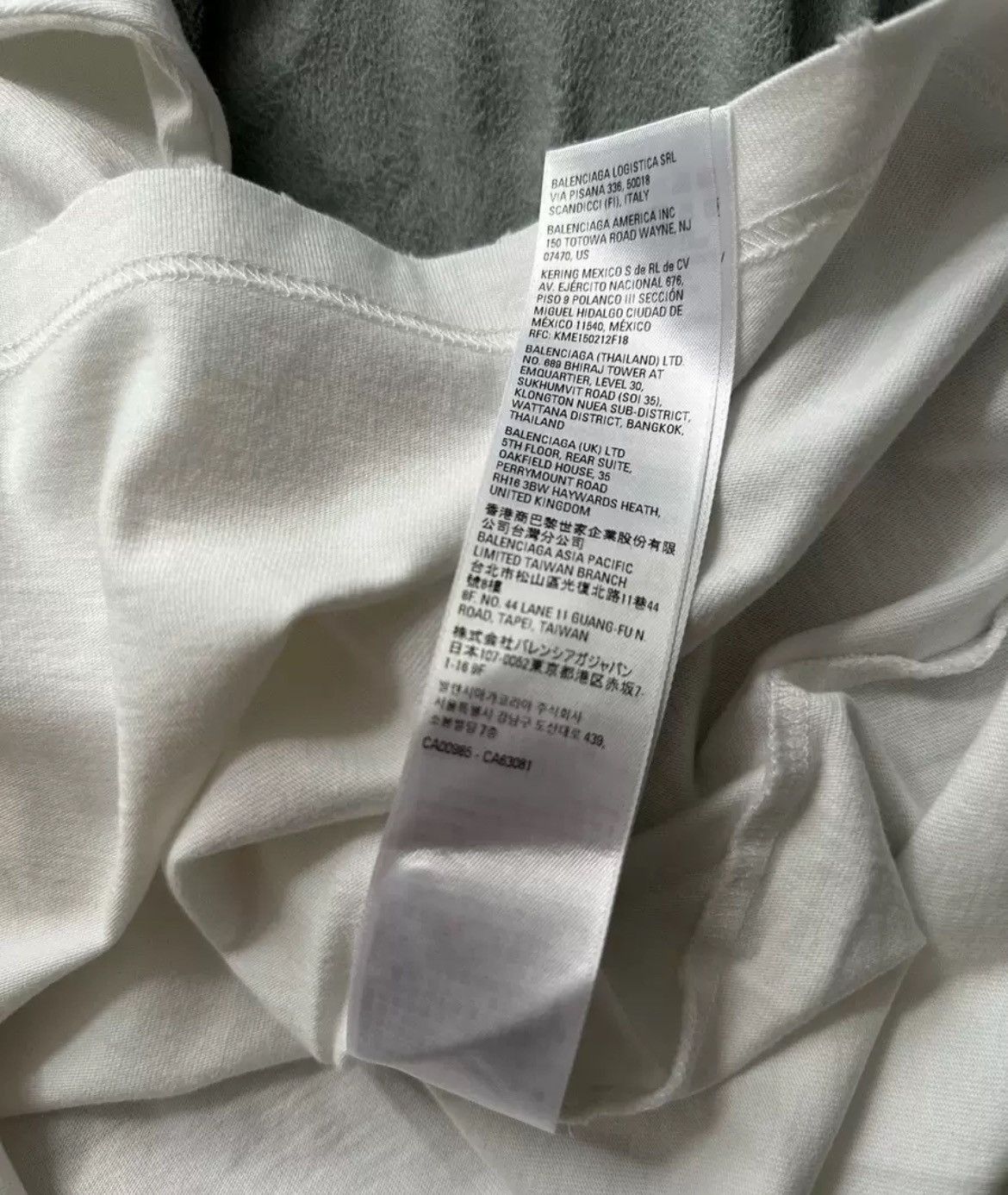 Balenciaga Balenciaga FW22 solid short sleeved T-shirt - - DMC Size US XS / EU 42 / 0 - 6 Thumbnail