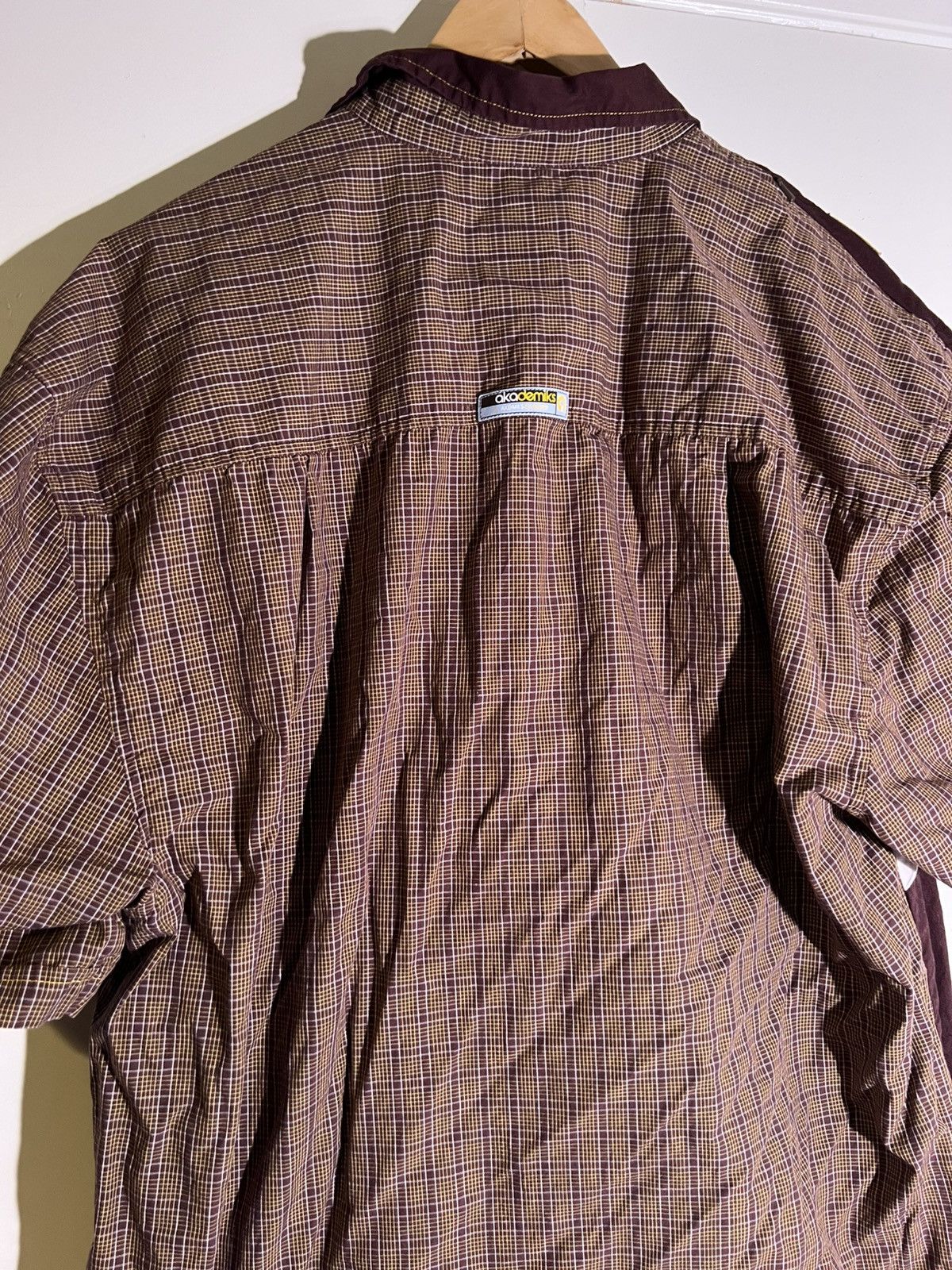 Vintage 90’s 2000’s Y2K VTG Vintage Akademiks Striped Plaid Shirt Size US XL / EU 56 / 4 - 7 Thumbnail