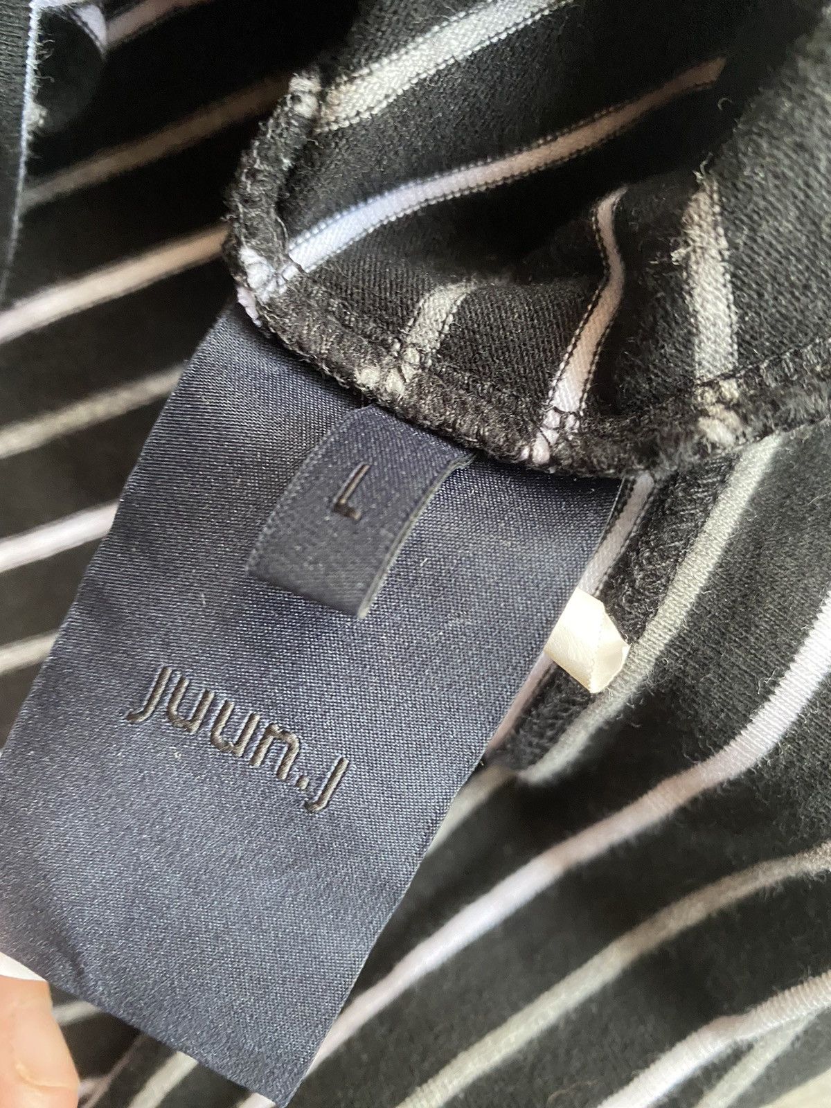 Juun.J SS 2022 “You Get Off” Embroidered Oversized Stripes L/S Size US L / EU 52-54 / 3 - 6 Thumbnail