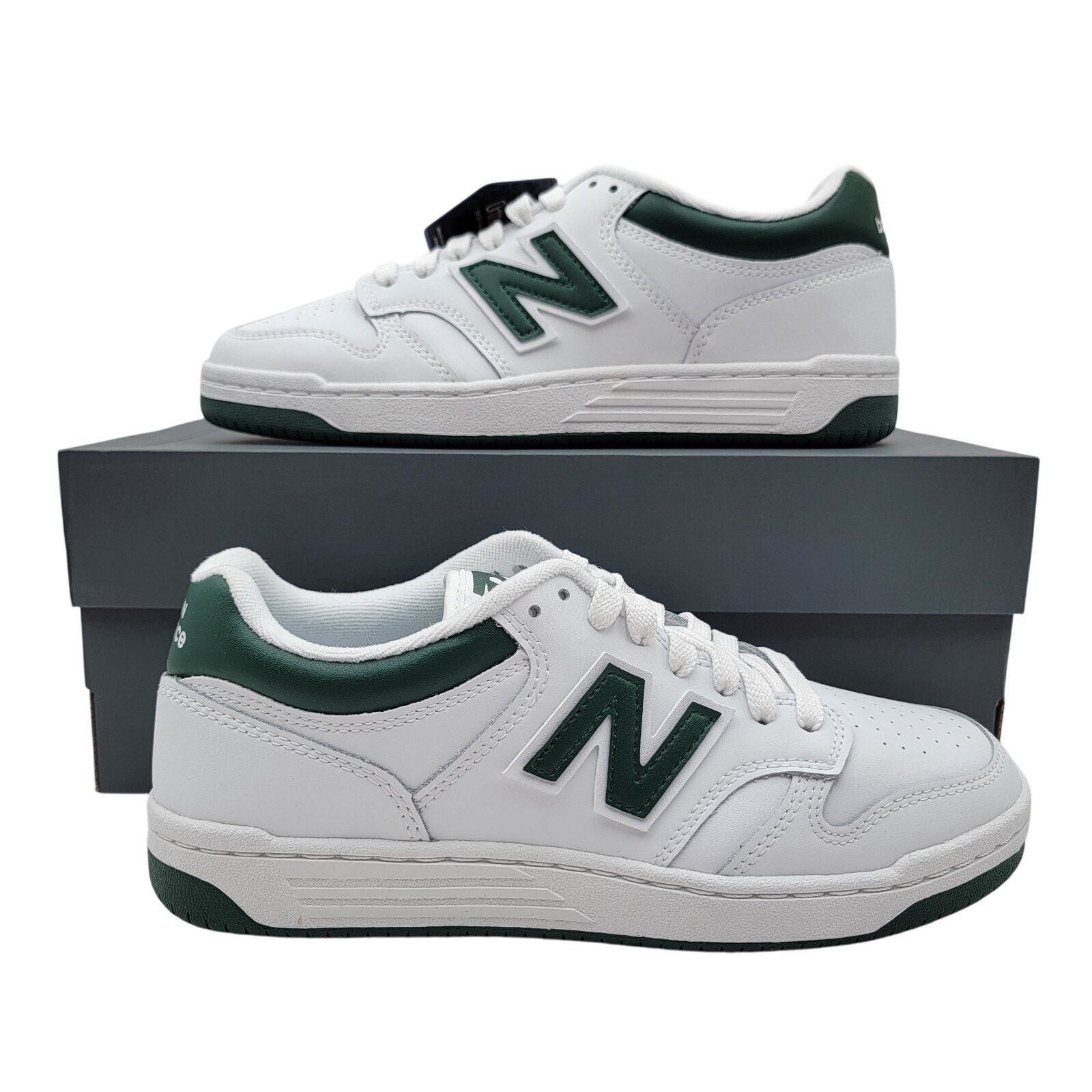 New Balance New Balance 480 White/Green Sneakers BB480LNG Mens Sz 7.5 Size US 7.5 / EU 40-41 - 1 Thumbnail