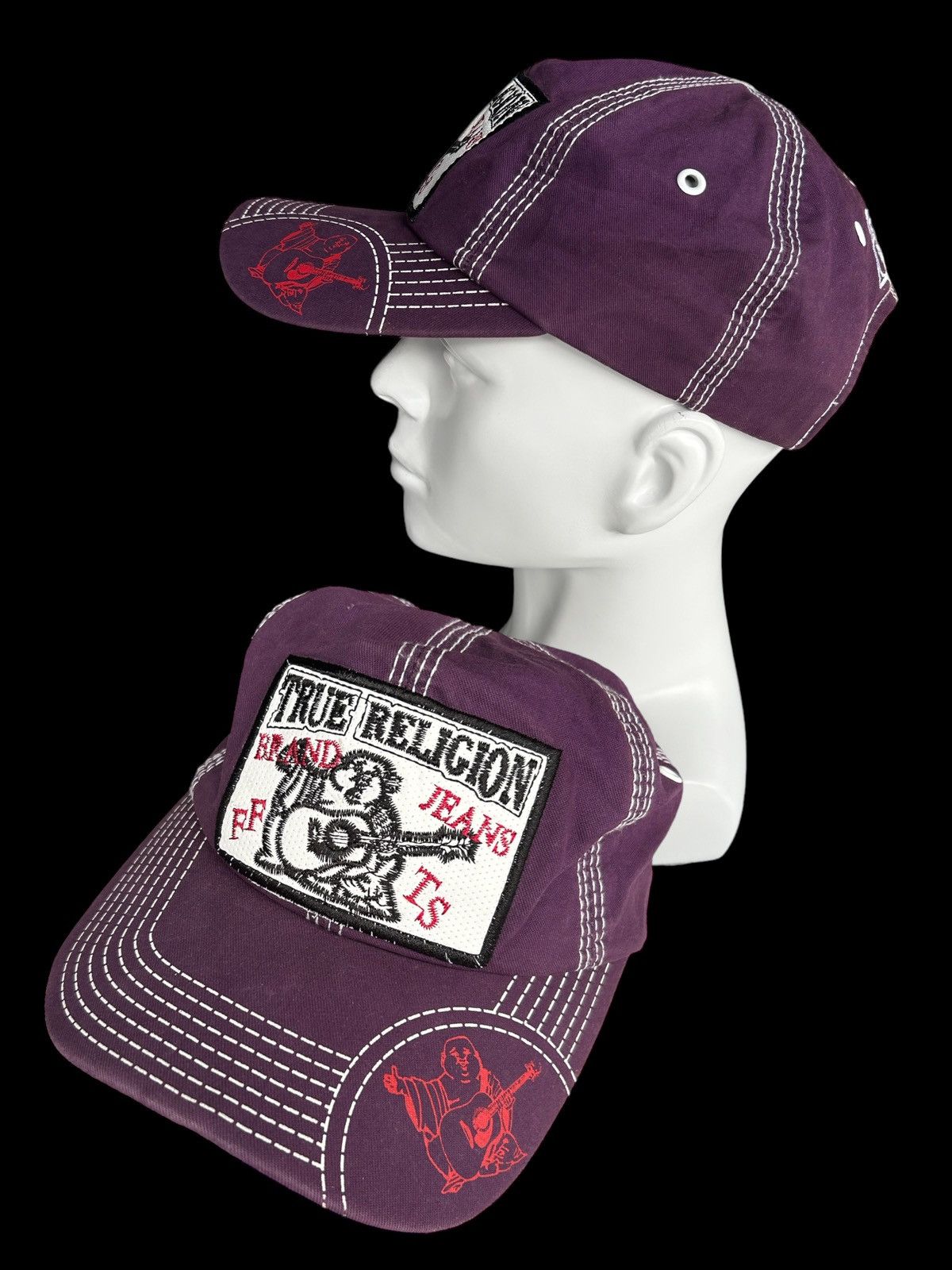 Japanese Brand × Kapital × True Religion TRUE RELIGION RARE DESIGN HATS MADE IN USA Size ONE SIZE - 1 Thumbnail