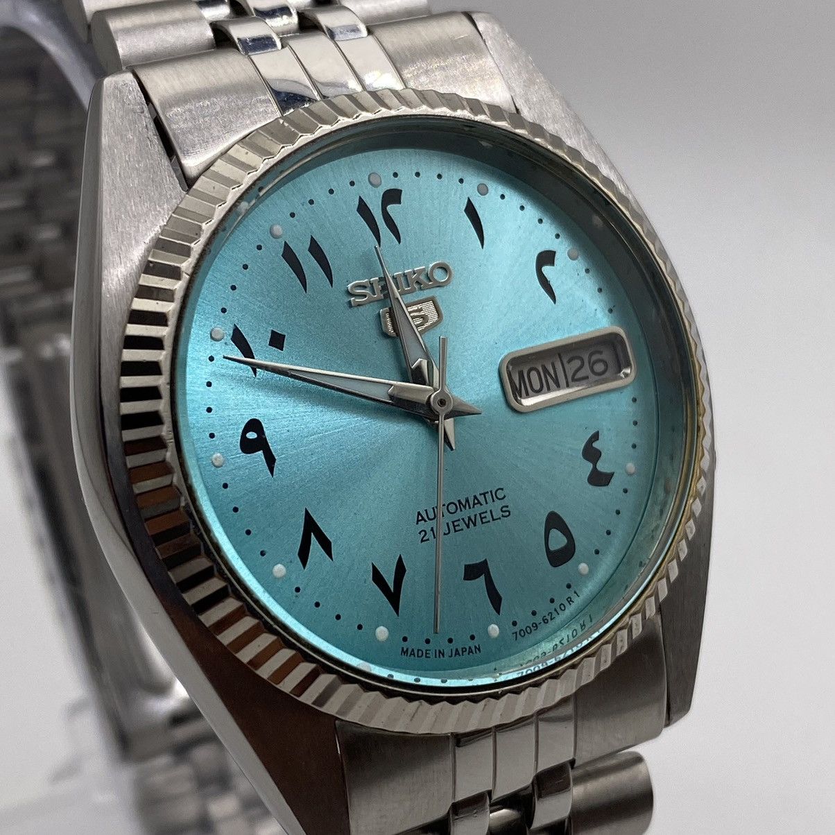 Seiko Seiko 5 Automatic 7009 Fluted Bezel Men’s Wristwatch Size 36 - 5 Thumbnail