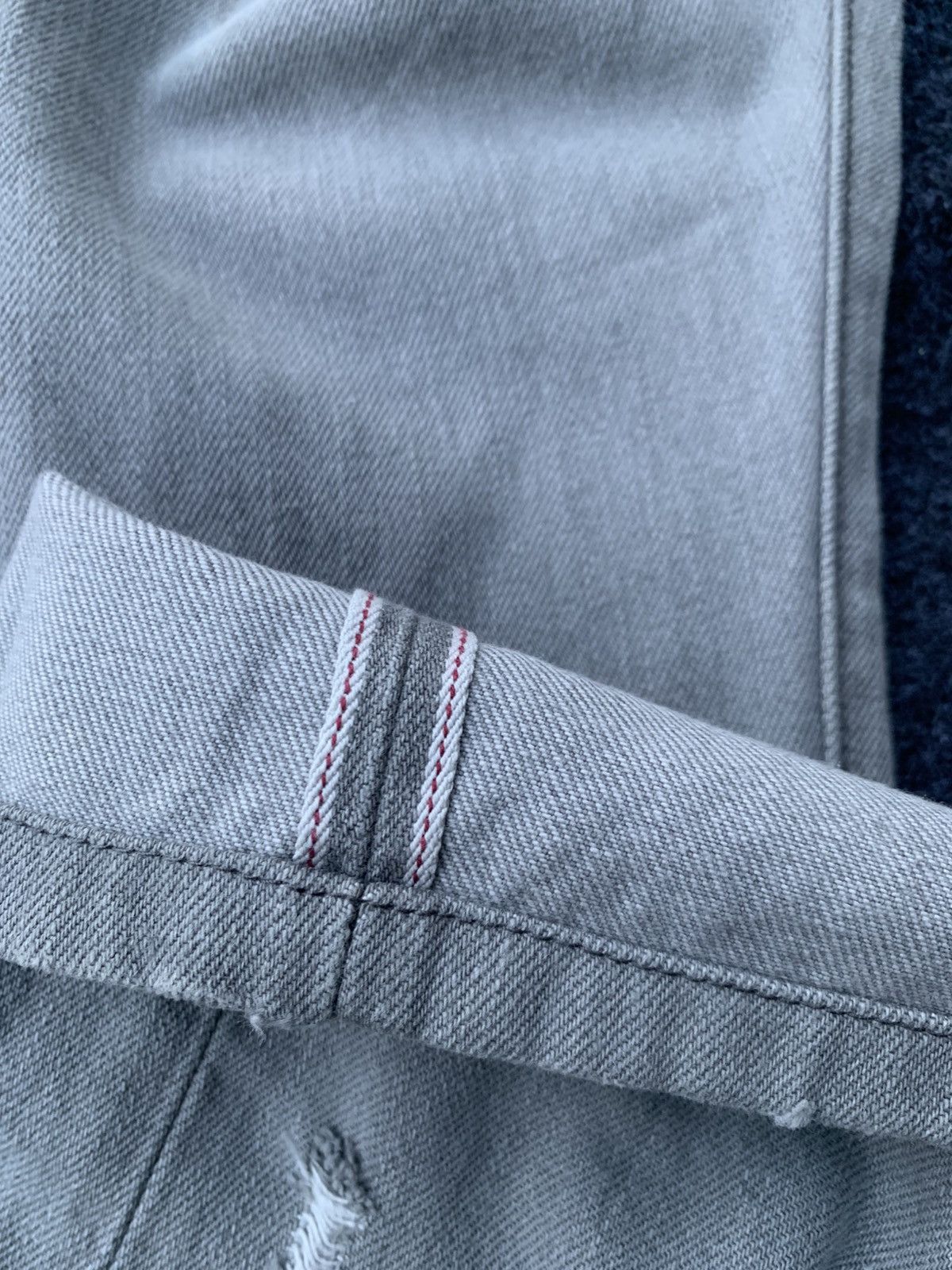 Uniqlo VINTAGE UNIQLO SELVEDGE FADED GRAY. Size US 34 / EU 50 - 7 Thumbnail