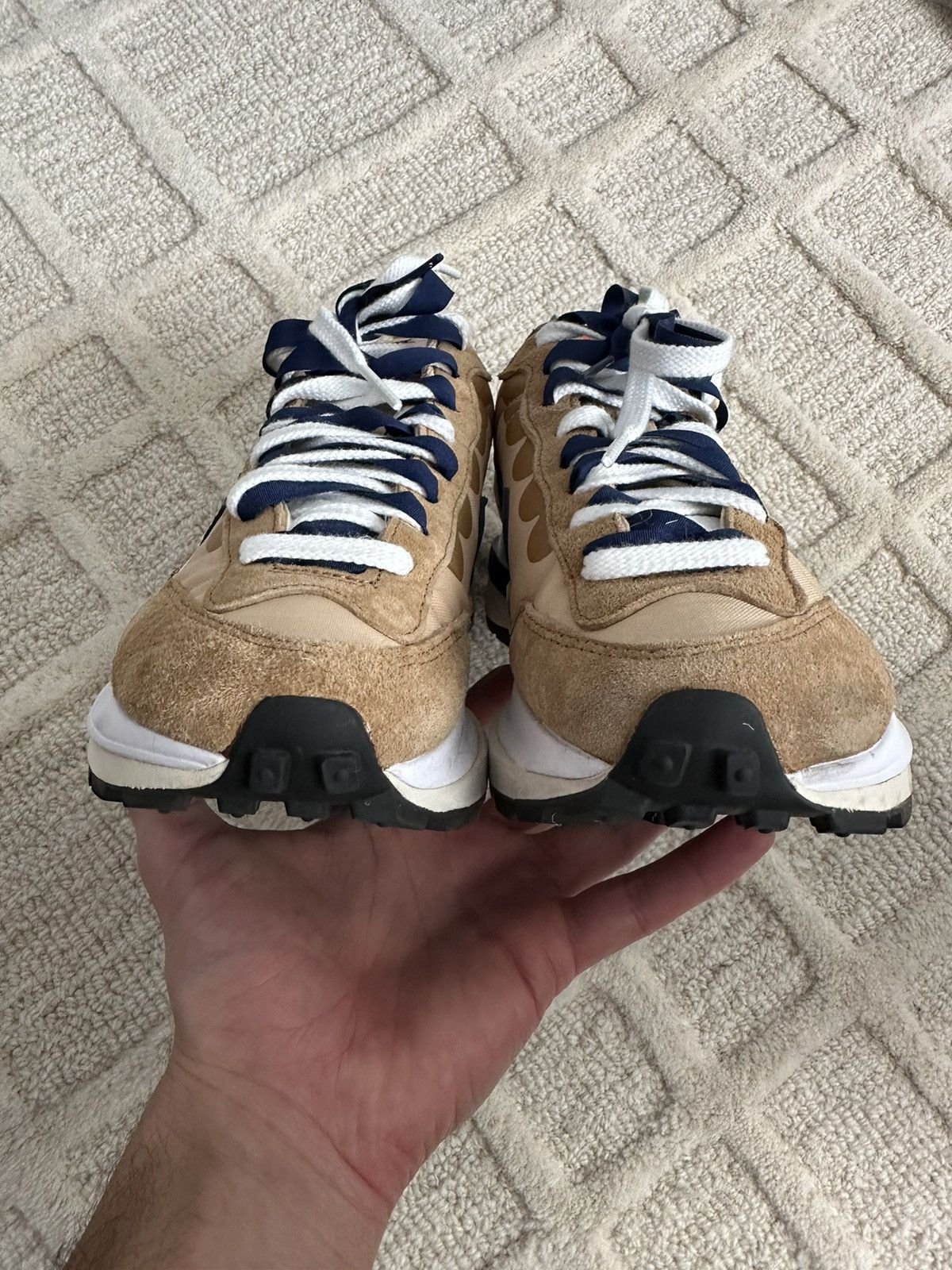 Nike × Sacai Nike Vaporwaffle Sacai ‘Sesame Blue Void’ Size US 5.5 / EU 38 - 6 Thumbnail