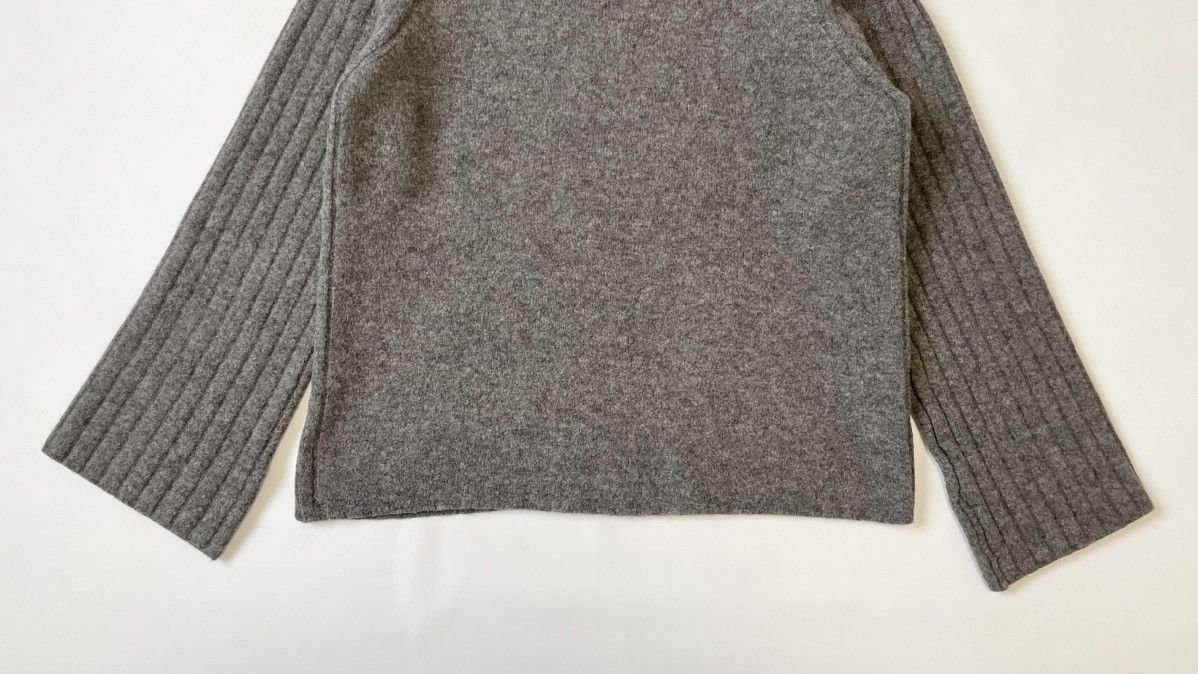 Dries Van Noten Boxy Fit Felted Gray Wool Sweater Size US M / EU 48-50 / 2 - 13 Thumbnail