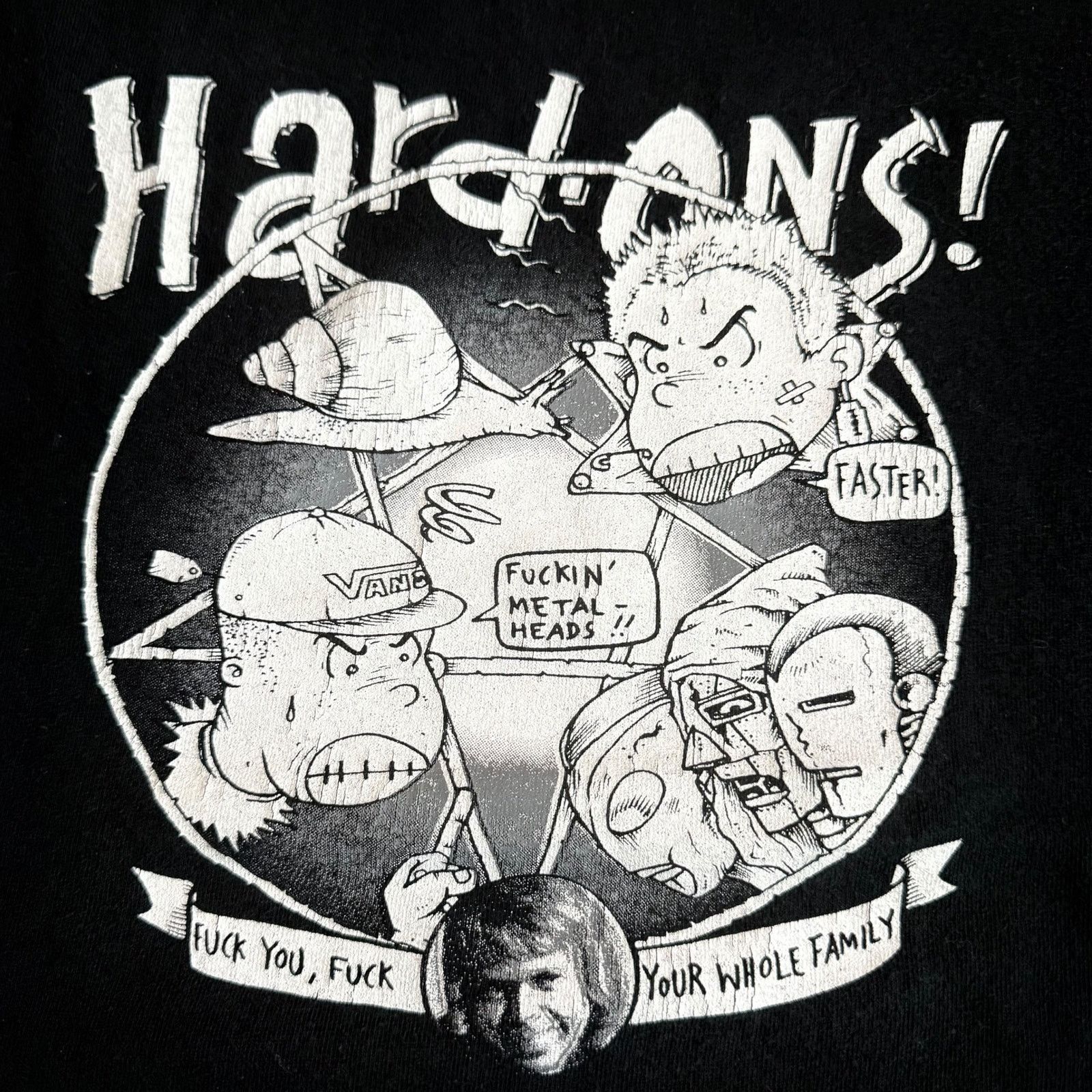 Other Hard-Ons Band Metal Heads Vintage 90s T-Shirt Size S Size US S / EU 44-46 / 1 - 2 Thumbnail
