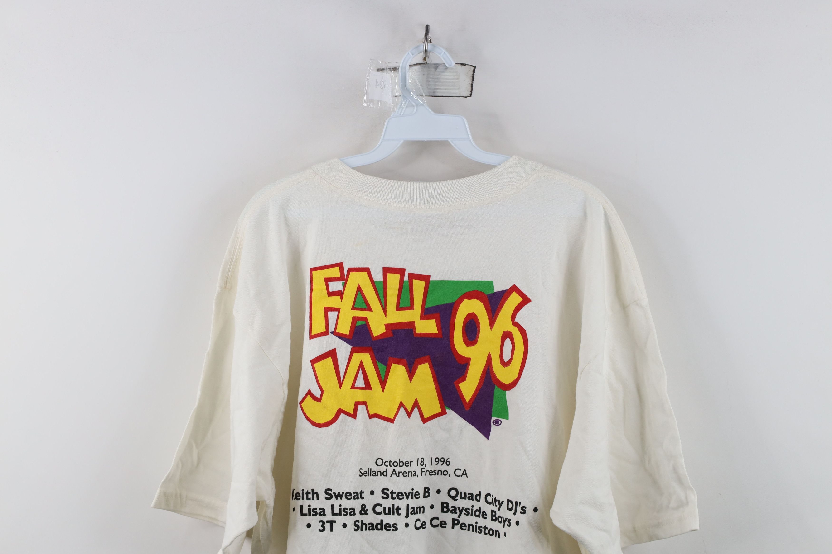 Vintage Vintage 90s Sweat B95 94.9 Hip Hop Fall Jam 96 T-Shirt USA Size US XL / EU 56 / 4 - 13 Thumbnail