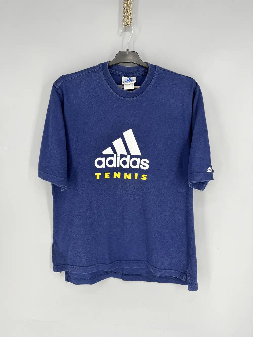 Adidas Vintage y2k 90s Adidas Tennis Tee Streetwear Hype Size US M / EU 48-50 / 2 - 1 Thumbnail