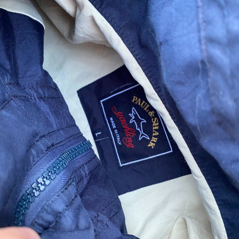 Paul & Shark × Vintage Vintage 90s Paul & Shark Yaughting Jacket Large Blue Size US L / EU 52-54 / 3 - 7 Thumbnail