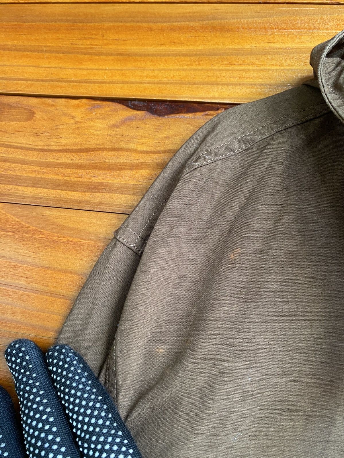 Japanese Brand Back Number Re-Vintage Hooded Military Brown Casual Archive Size US M / EU 48-50 / 2 - 7 Thumbnail
