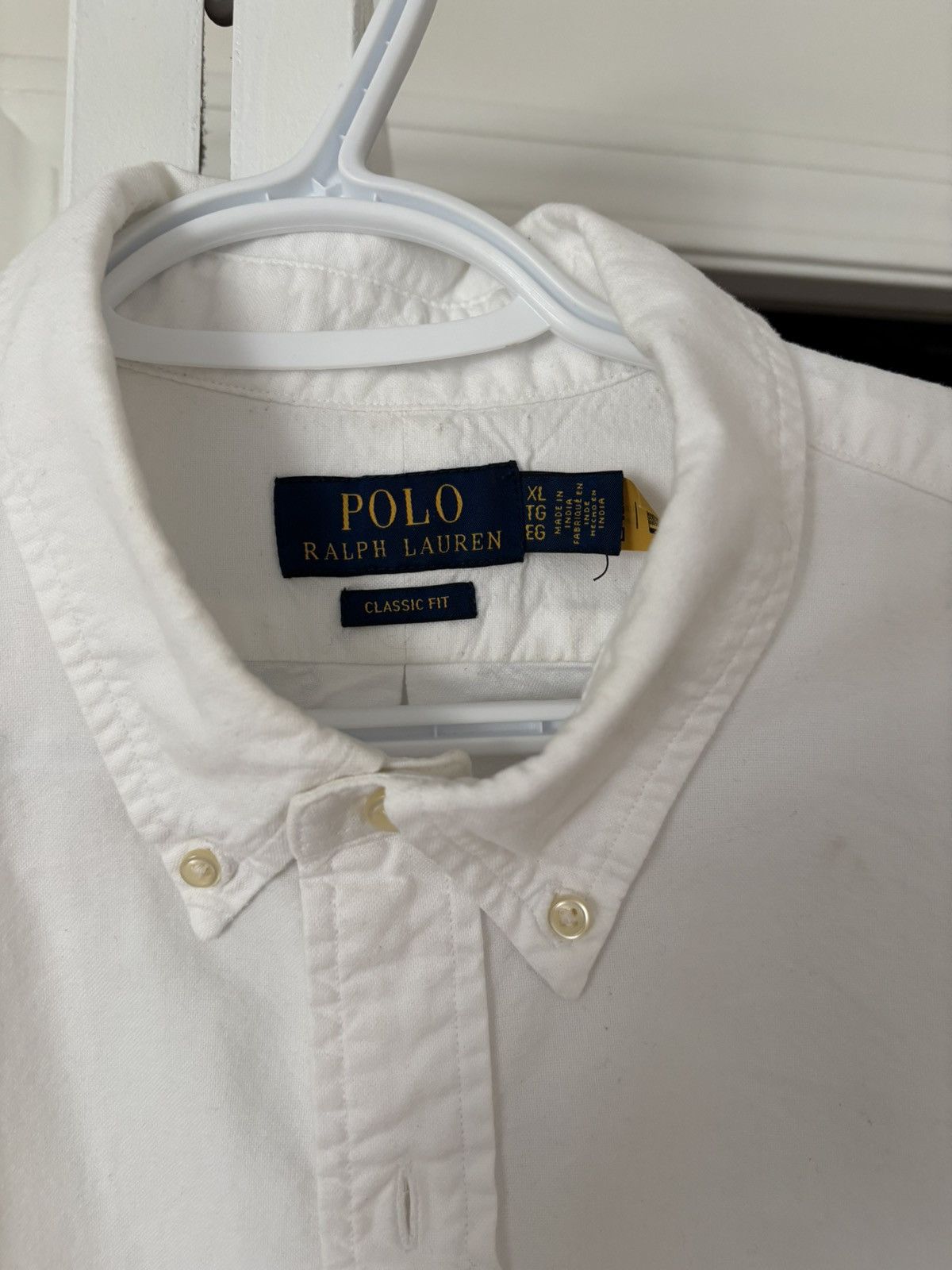 Polo Ralph Lauren White Polo OCBD Size US XL / EU 56 / 4 - 2 Thumbnail