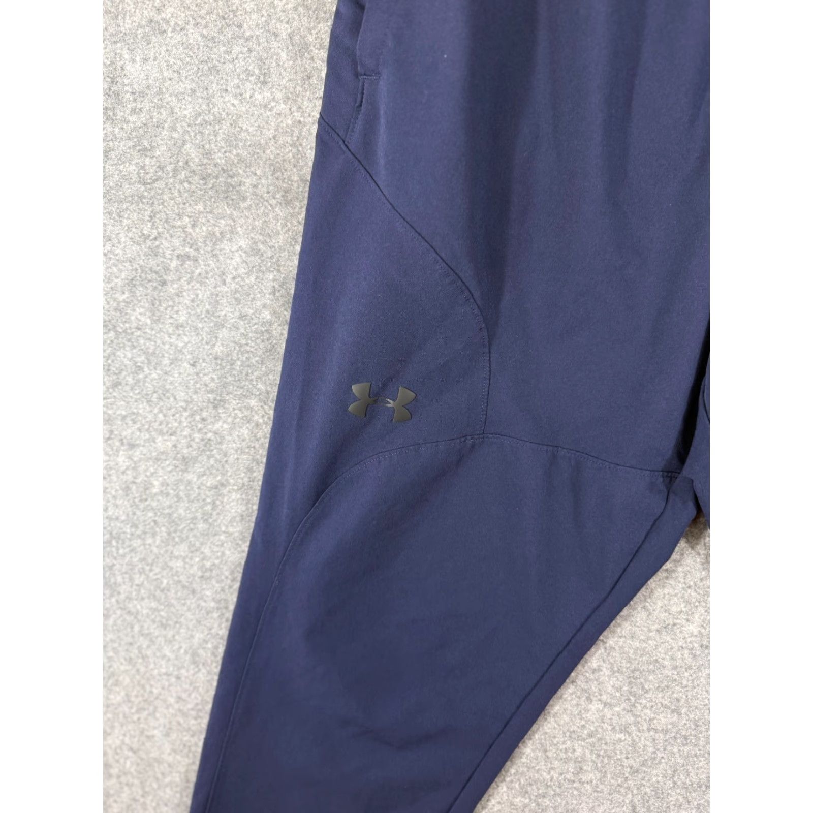 Under Armour Under Armour Activewear Track Pants Womens L Blue Tapered Leg Pull On Pockets Stretch Breathable Size 36" / US 14 / IT 50 - 4 Thumbnail