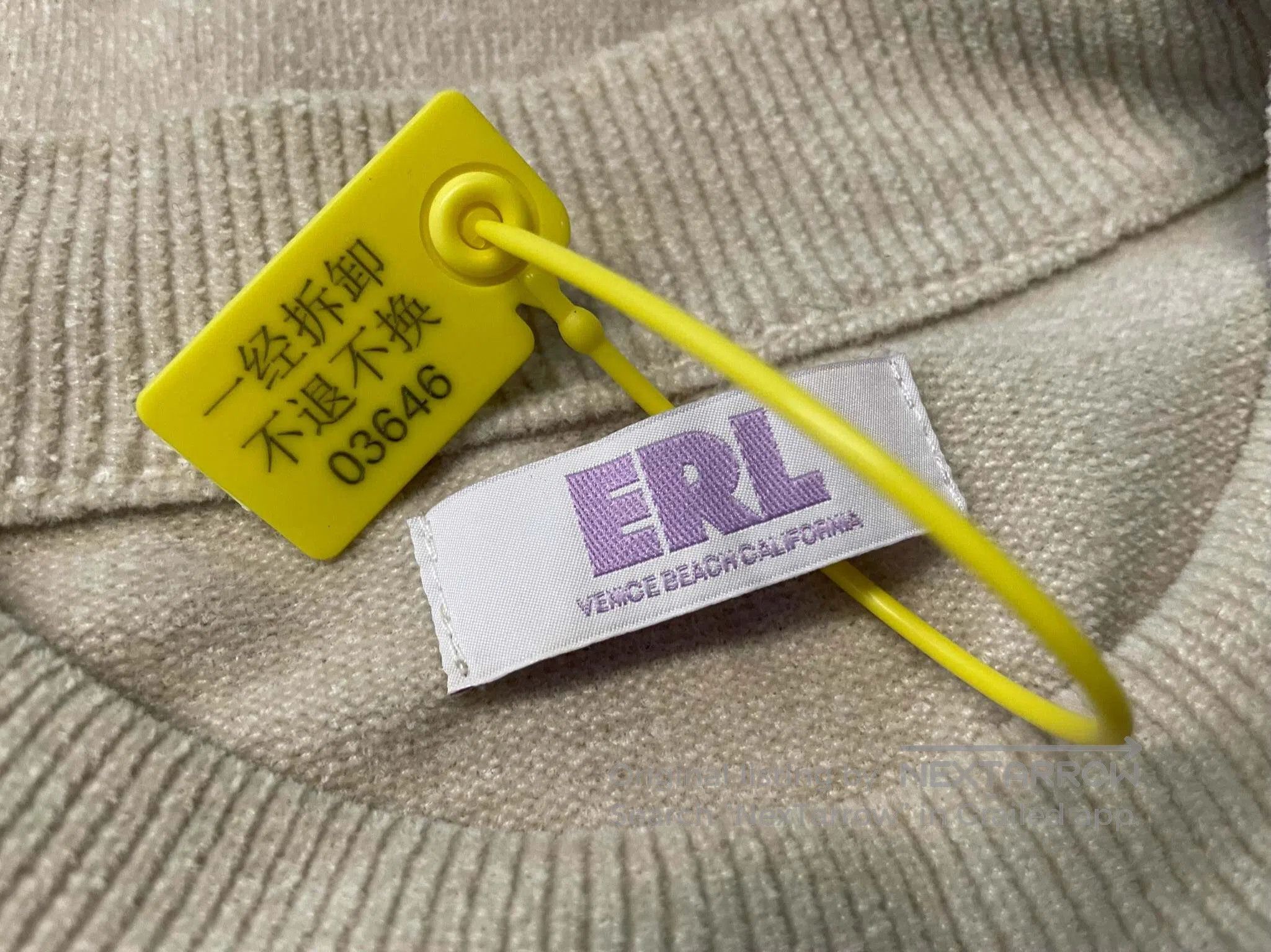ERL ERL Letter Knit Sweater Size US L / EU 52-54 / 3 - 5 Thumbnail