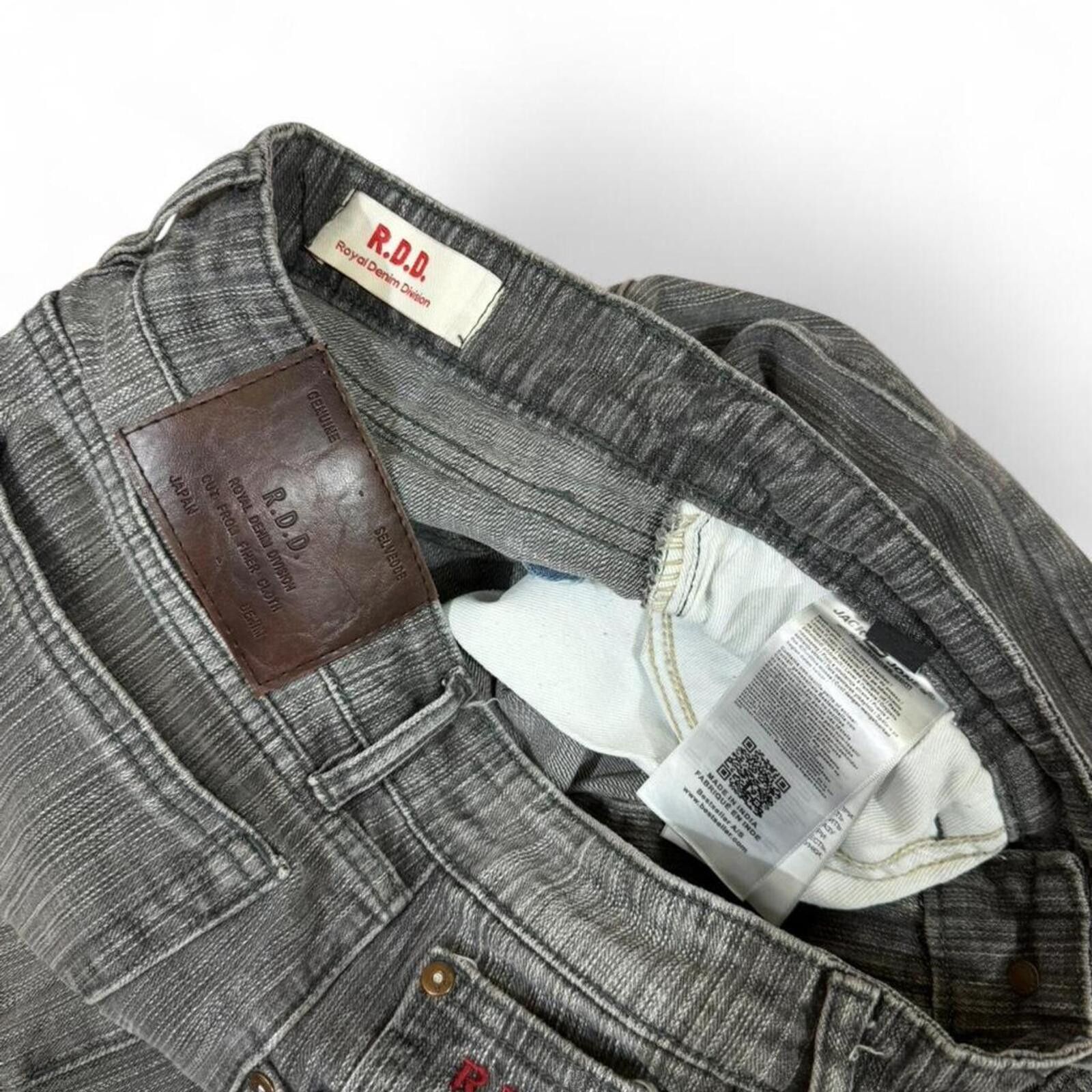 True Religion R.D.D. grey pinstripe bootcut denim jeans Size 32" / US 10 / IT 46 - 6 Thumbnail