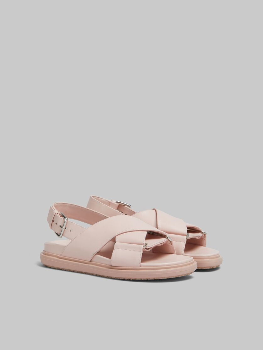 Marni o1f1d3z0326 Fussbett Sandals in Champagne Size US 6 / IT 36 - 2 Thumbnail