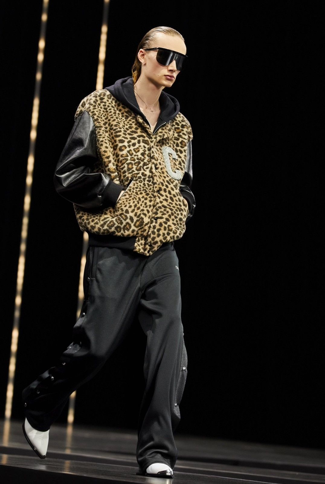 Celine × Hedi Slimane 「LIMITED TIME」CELINE “FW22 LEOPARD FLEECE TEDDY” Size US S / EU 44-46 / 1 - 11 Thumbnail
