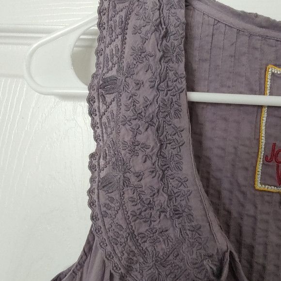 Johnny Was Johnny Was lavender embroidered sleeveless mini dress S Size S / US 4 / IT 40 - 6 Thumbnail