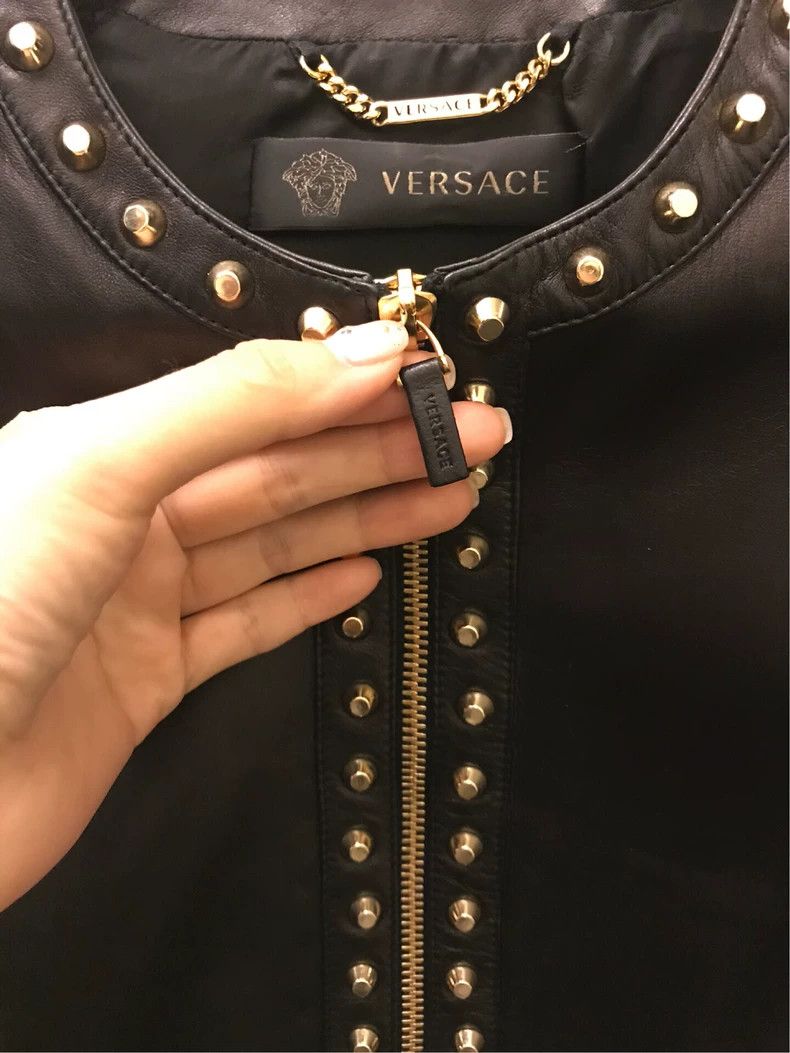 Versace Versace Women's leather clothes lambskin Size S / US 4 / IT 40 - 5 Thumbnail