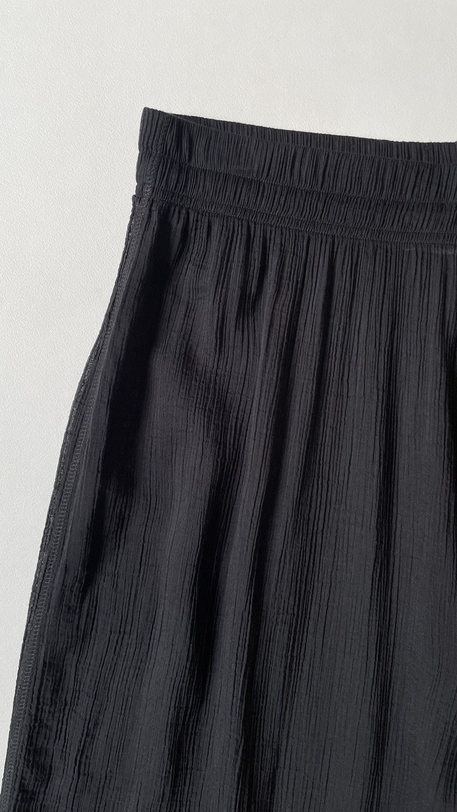 Our Legacy Black Hemp Loopback Crinkle Cotton Pants Size US 32 / EU 48 - 11 Thumbnail