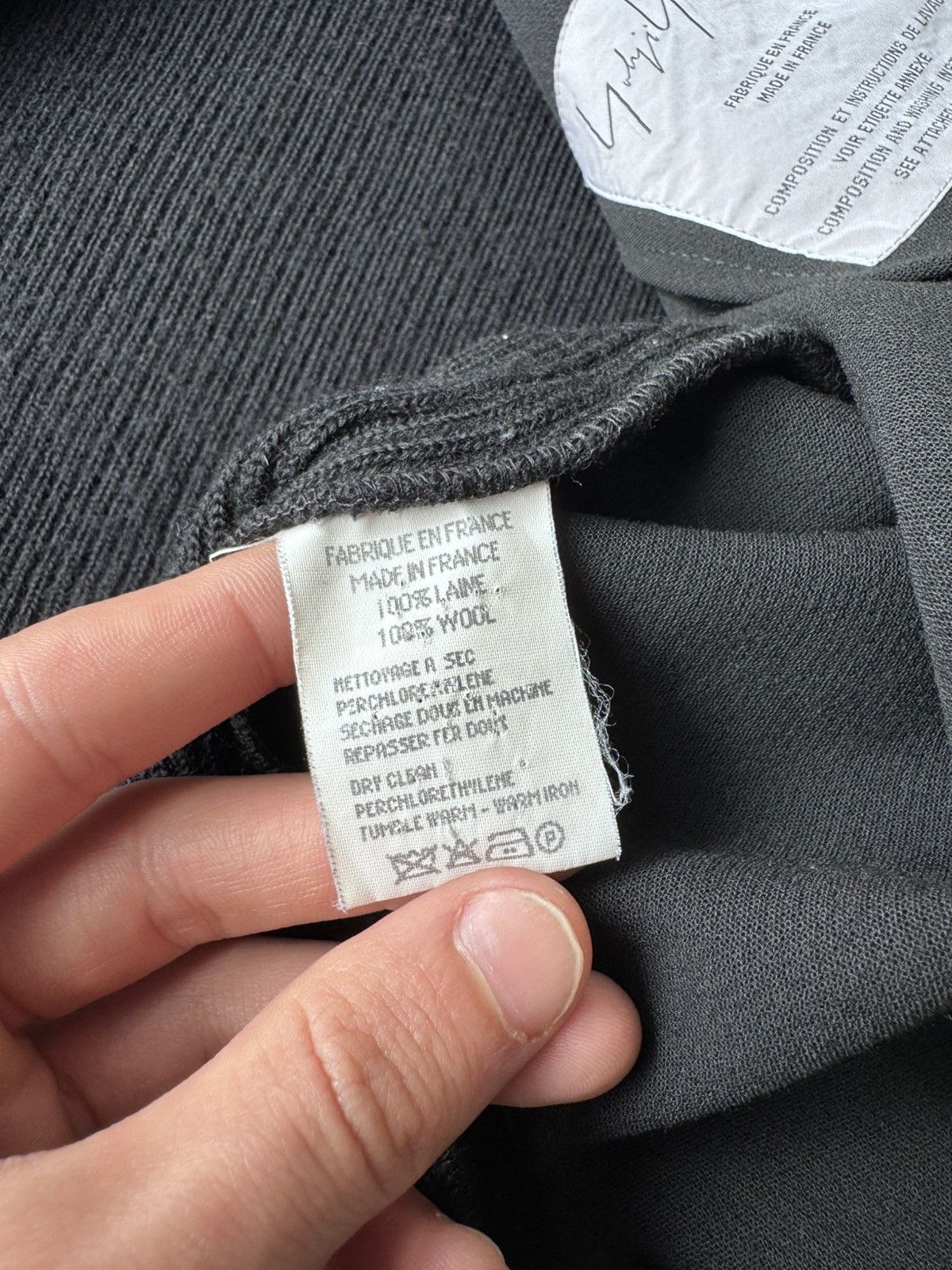 Yohji Yamamoto Yohji Yamamoto vintage womans jacket wool back Size L / US 10 / IT 46 - 7 Thumbnail