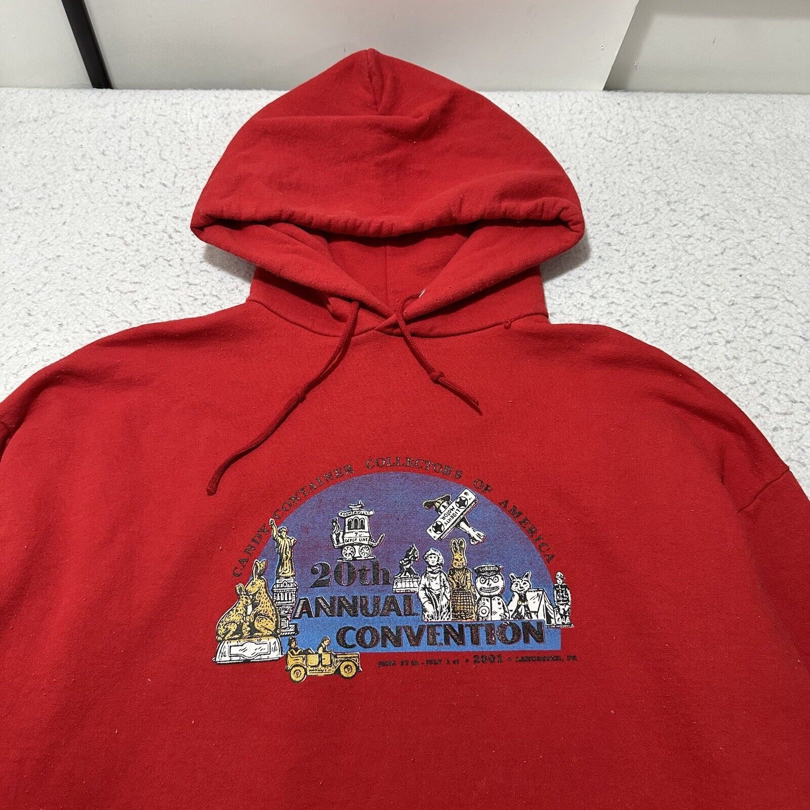 Jerzees Candy Container Collectors America 20th Convention XL Hoodie Size US XL / EU 56 / 4 - 2 Thumbnail