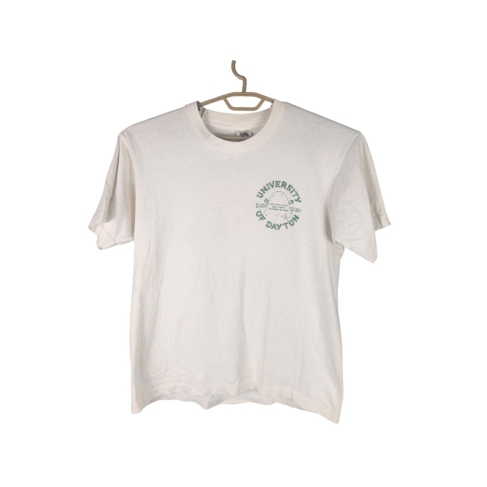 Fruit Of The Loom 1988 University of Dayton Zeta Tau Alpha T men's large Size US L / EU 52-54 / 3 - 2 Thumbnail