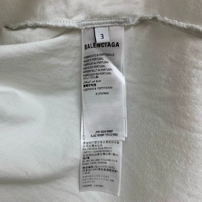 Balenciaga Balenciaga Wave Ring Logo Short Sleeve Size US L / EU 52-54 / 3 - 7 Thumbnail