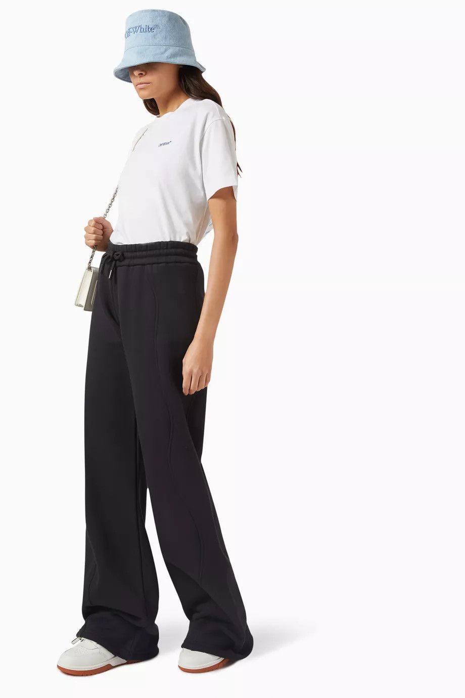 Off-White o1y1225 Sweatpant in Black Size 27" / US 4 / IT 40 - 2 Thumbnail