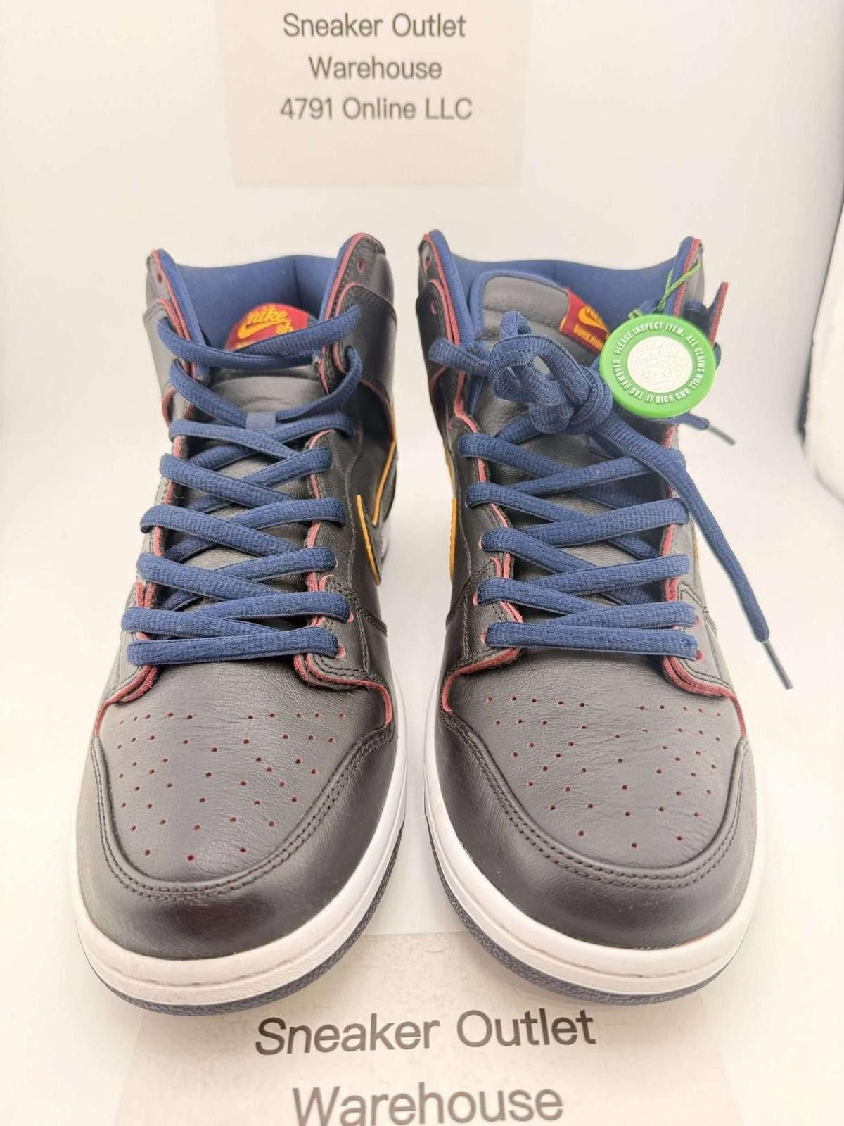 Nike Nike SB Dunk High Pro NBA Black College Navy US 11 New Size US 11 / EU 44 - 2 Thumbnail