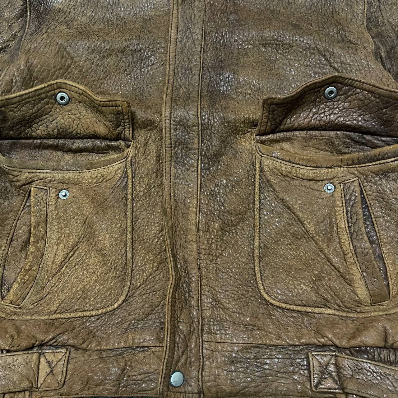 Japanese Brand Vintage Japanese Brand Leather Jacket Size US L / EU 52-54 / 3 - 5 Thumbnail