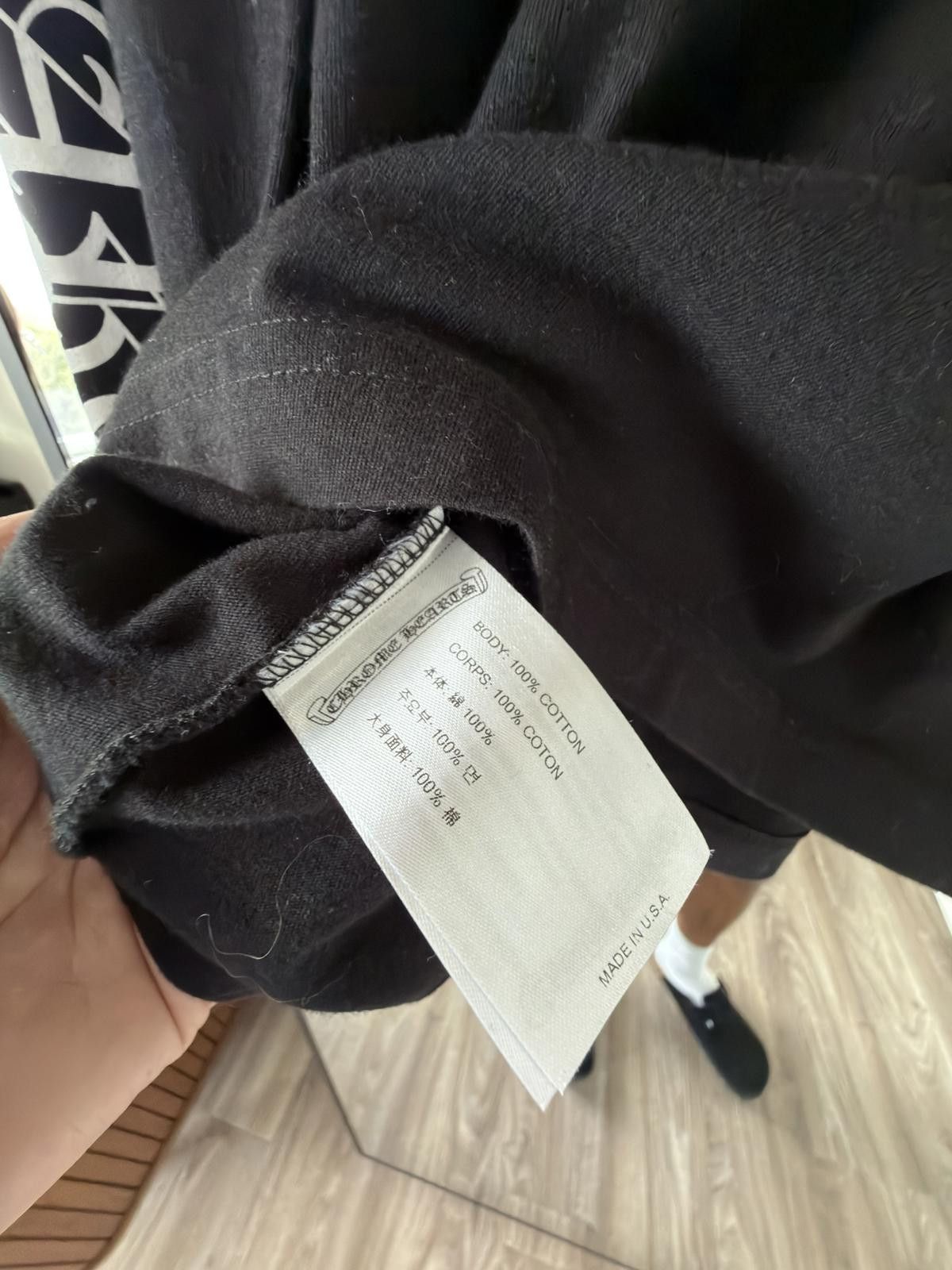 Chrome Hearts Chrome Hearts Scroll Logo L/S Pocket T-shirt Black Size US XL / EU 56 / 4 - 7 Thumbnail