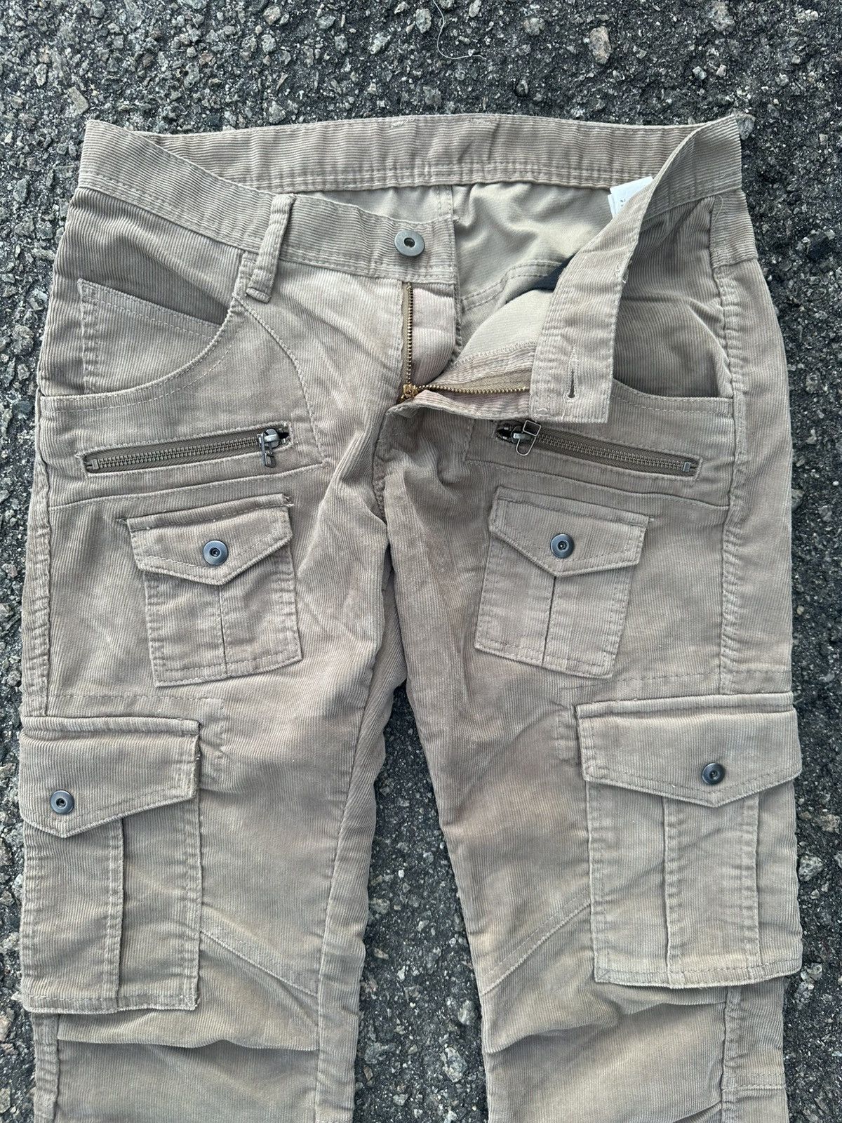 If Six Was Nine CONDUROY CARGO PANTS RATTLE TRAP SENDITIONARIES STYLE Size US 31 - 10 Thumbnail