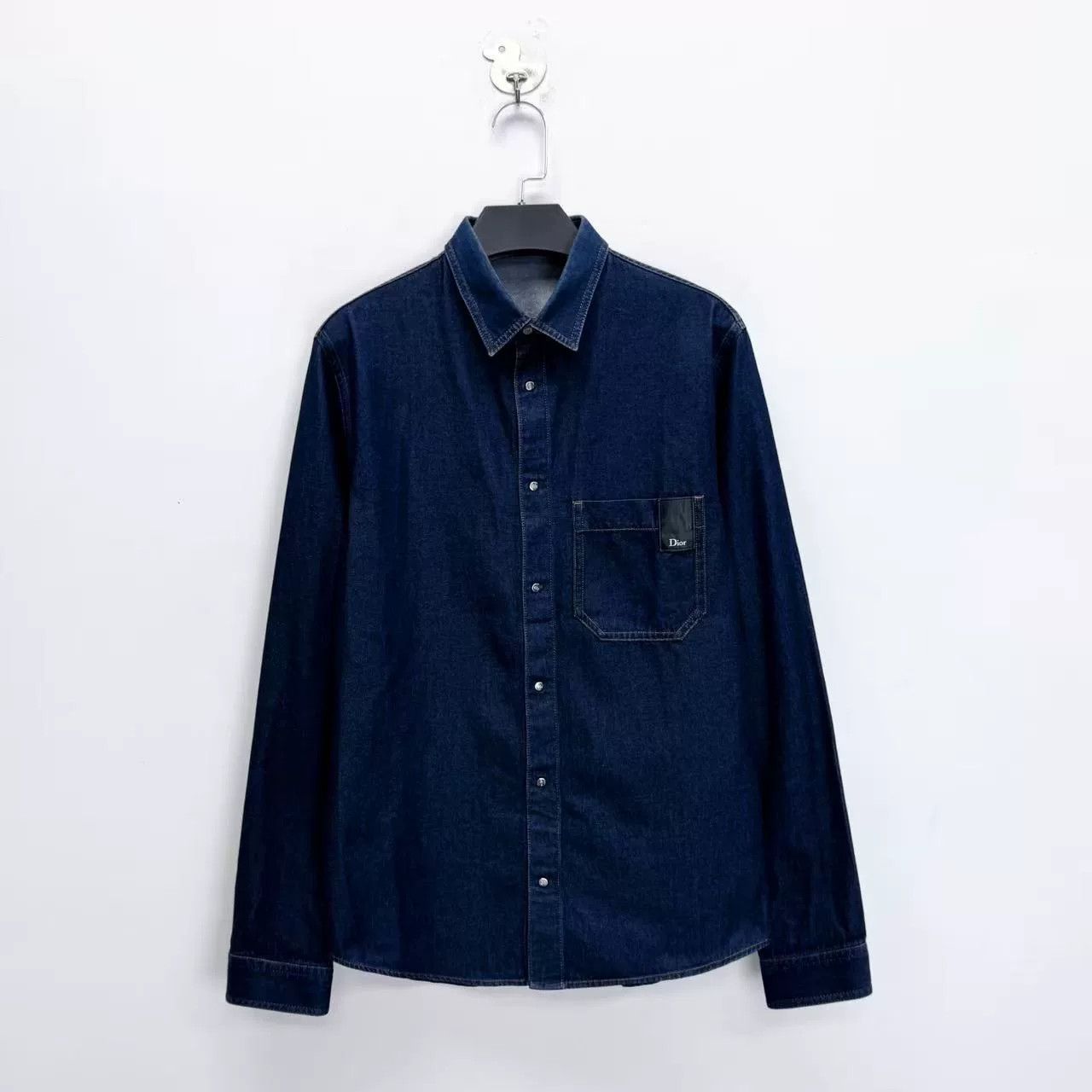 Dior Dior Blue Denim Shirt Jacket Size US M / EU 48-50 / 2 - 1 Thumbnail