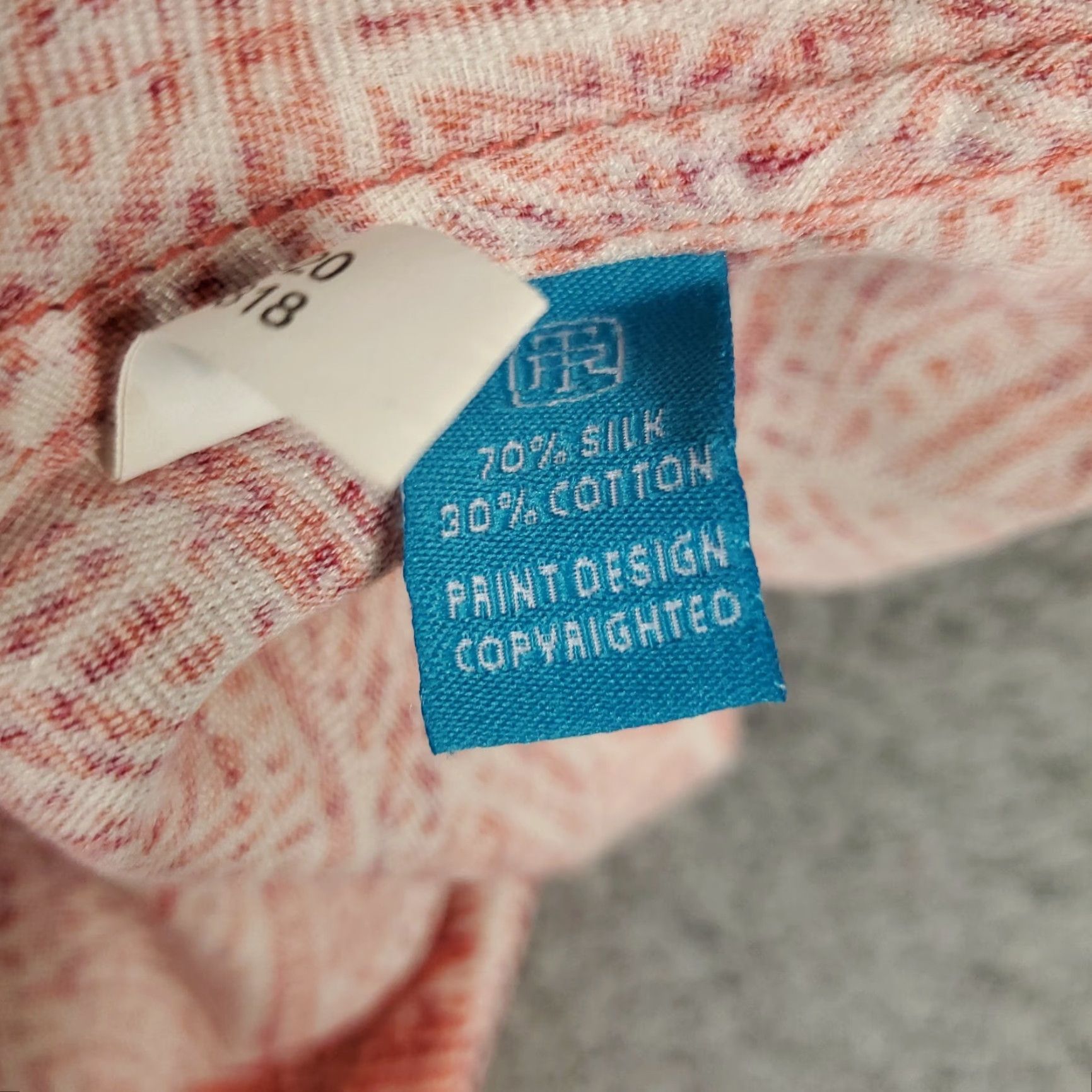 VINTAGE Tori Richard Shirt Mens XL Red Geometric Hawaiian Short Sleeve Button Up