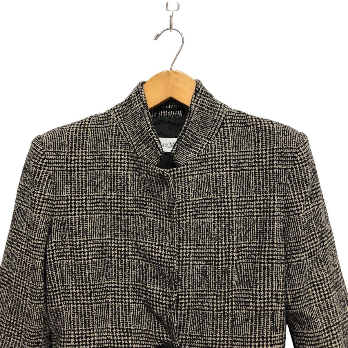 Max Mara Vintage Max Mara One Button Wool Blazer Coat Jacket Size S / US 4 / IT 40 - 4 Thumbnail