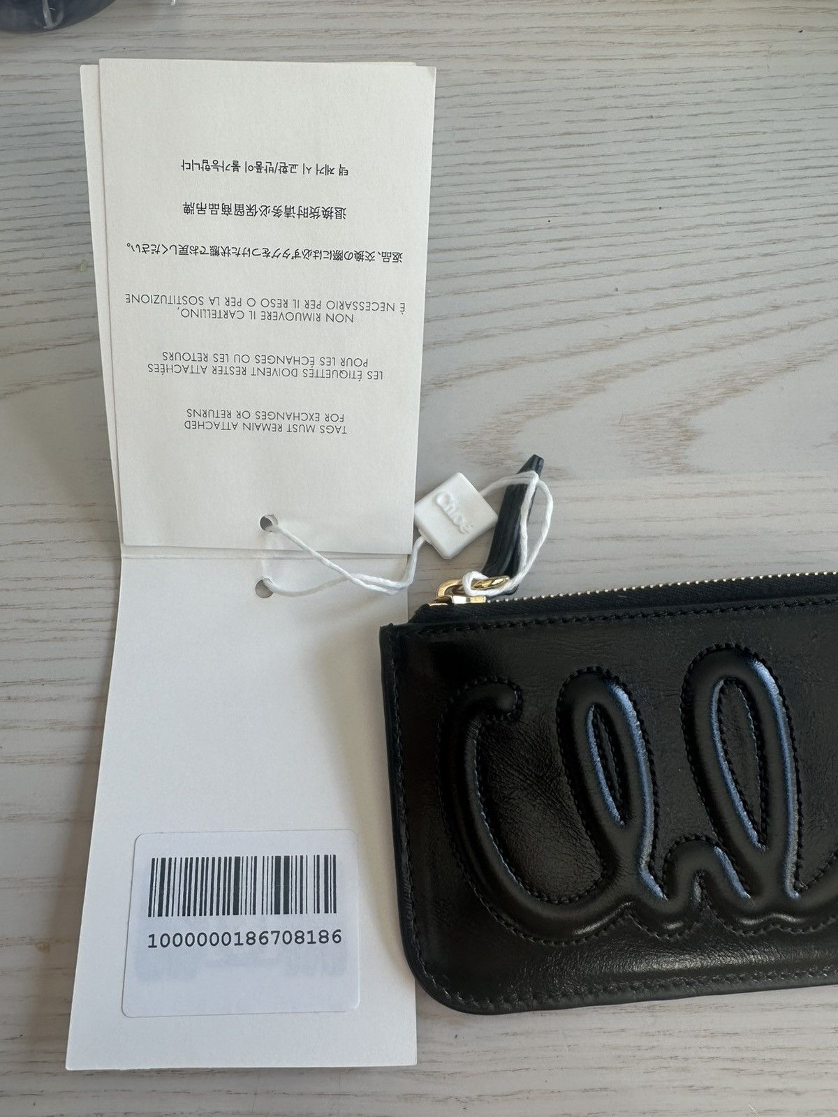 Chloe Black Chloe Leather Cardholder Wallet Size ONE SIZE - 5 Thumbnail