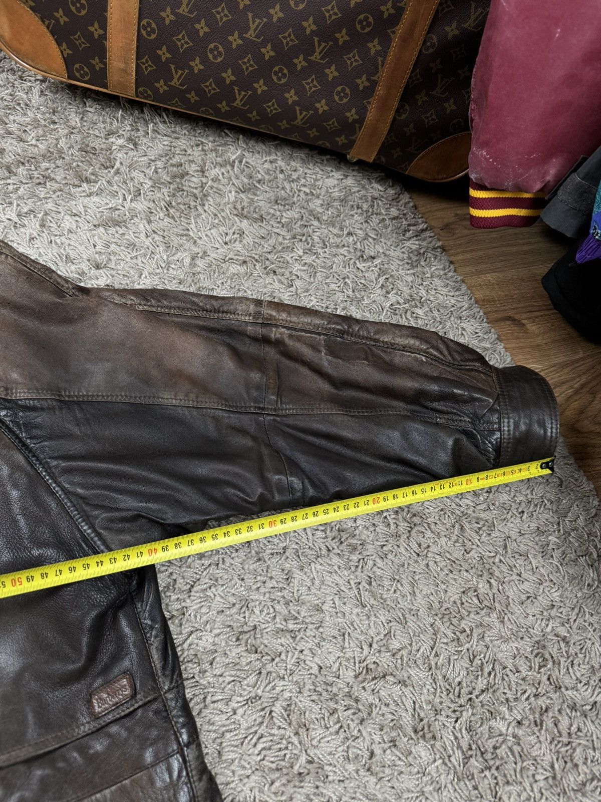 Burberry × Vintage Vintage leather jacket Burberry original luxury casual item Size US XL / EU 56 / 4 - 8 Thumbnail