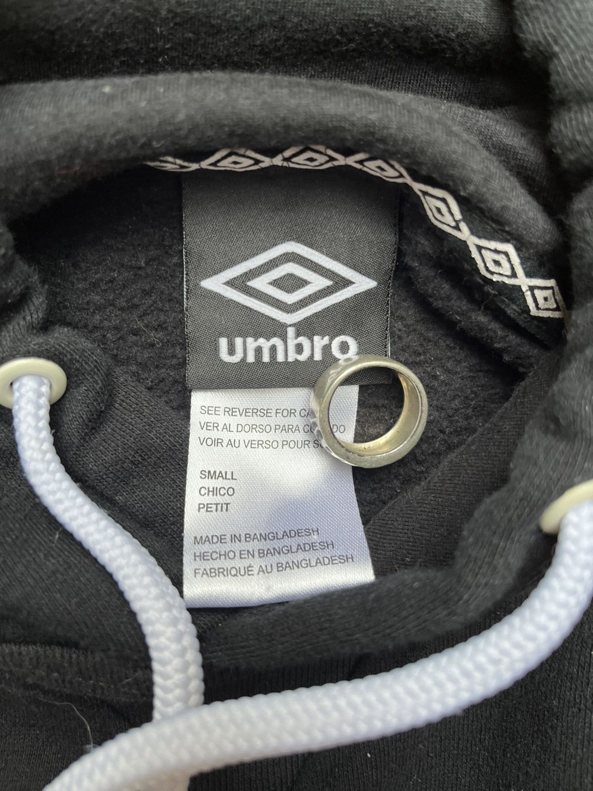 Umbro Y2K Black Umbro Embroidered Logo Hoodie Size US S / EU 44-46 / 1 - 3 Thumbnail