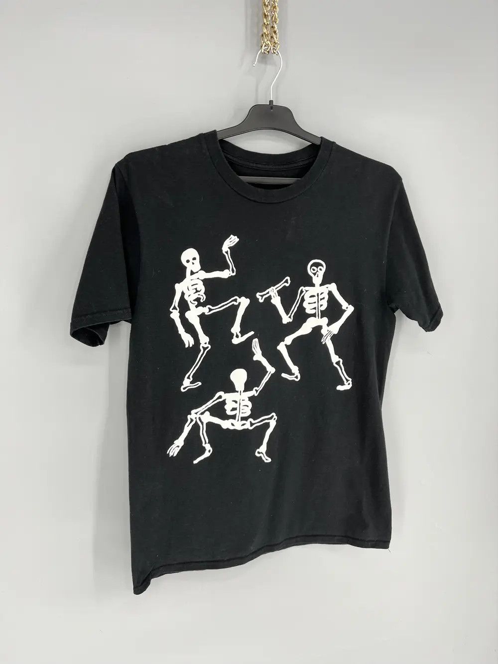 Vintage Vintage Humor Y2K Skulls T-shirt Tee Black Vintage Rock Size US M / EU 48-50 / 2 - 2 Thumbnail