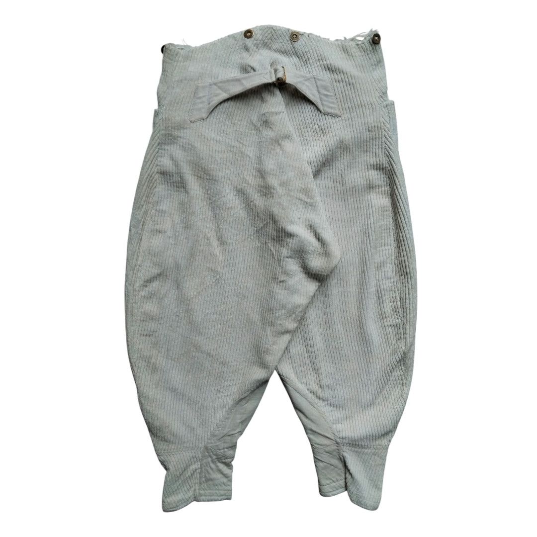 Vintage Vintage Victorian men's cord breeches Size US 29 - 2 Thumbnail