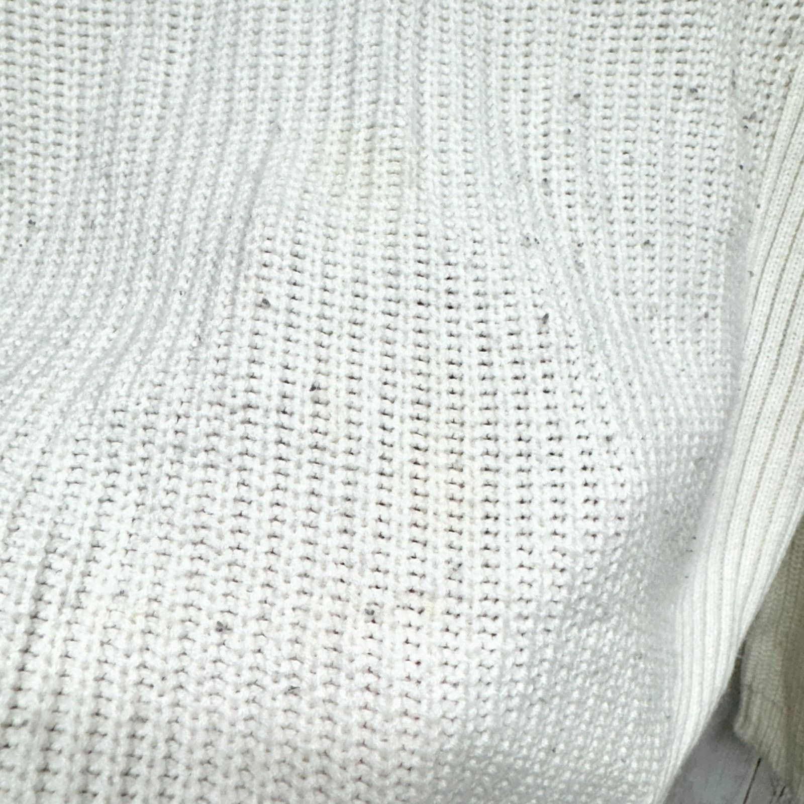 Other Suzy Shier Sweater Cream Knit Long Sleeve Turtleneck Slit Size S / US 4 / IT 40 - 2 Thumbnail